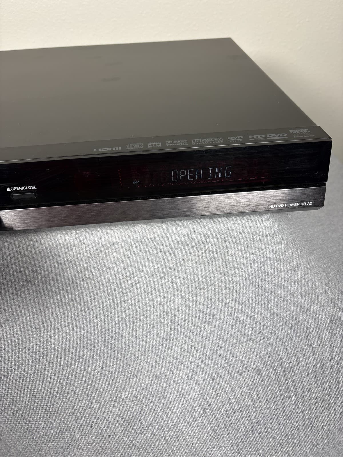 Toshiba HD-A2KU HD DVD Player 1080i Upconverting HDMI Tested Working - Thumbnail 3