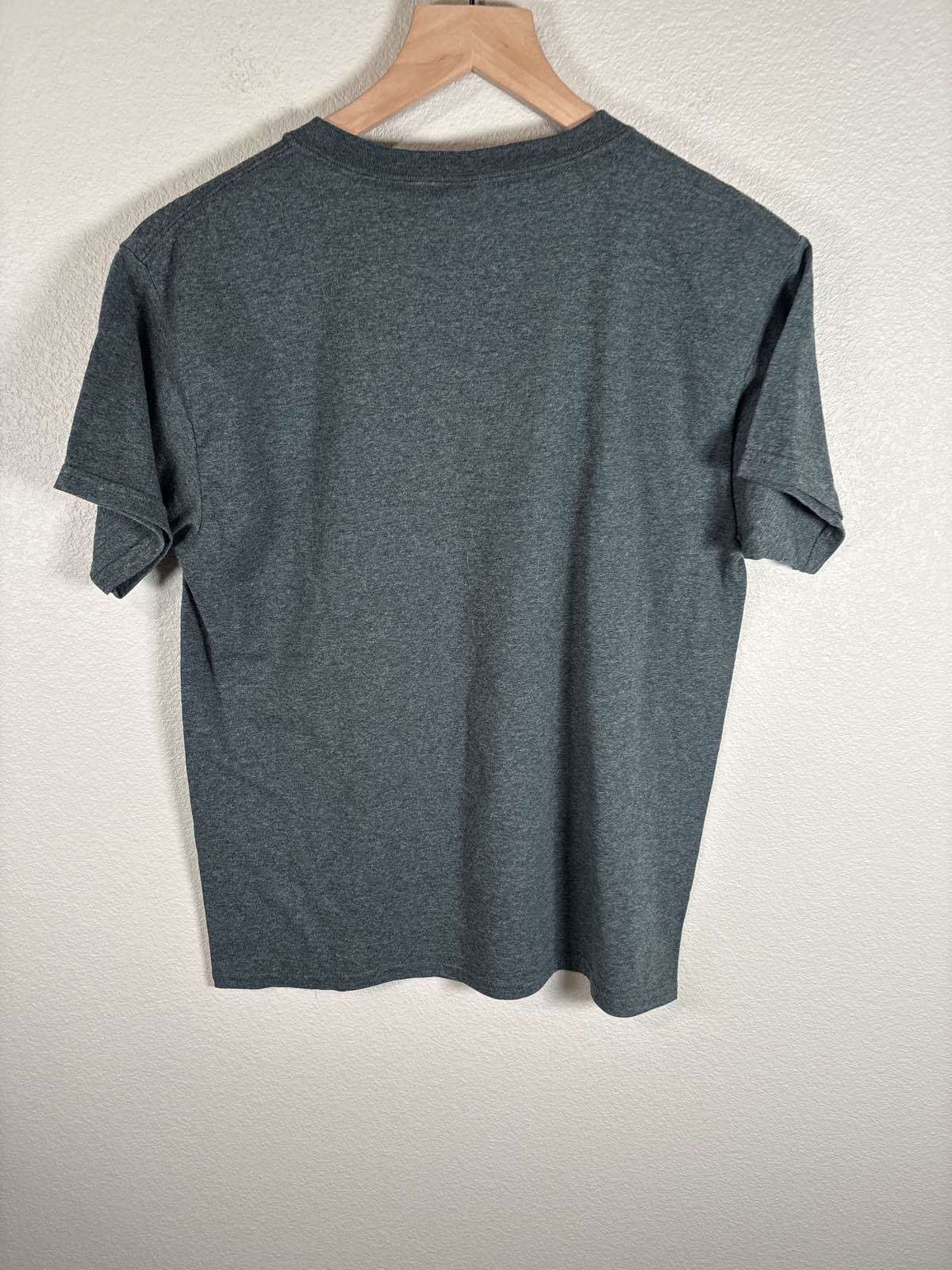 Gildan Youth Dark Gray T-Shirt SZ L Best Party Ever Graphic Tee Short Sleeve - Thumbnail 4