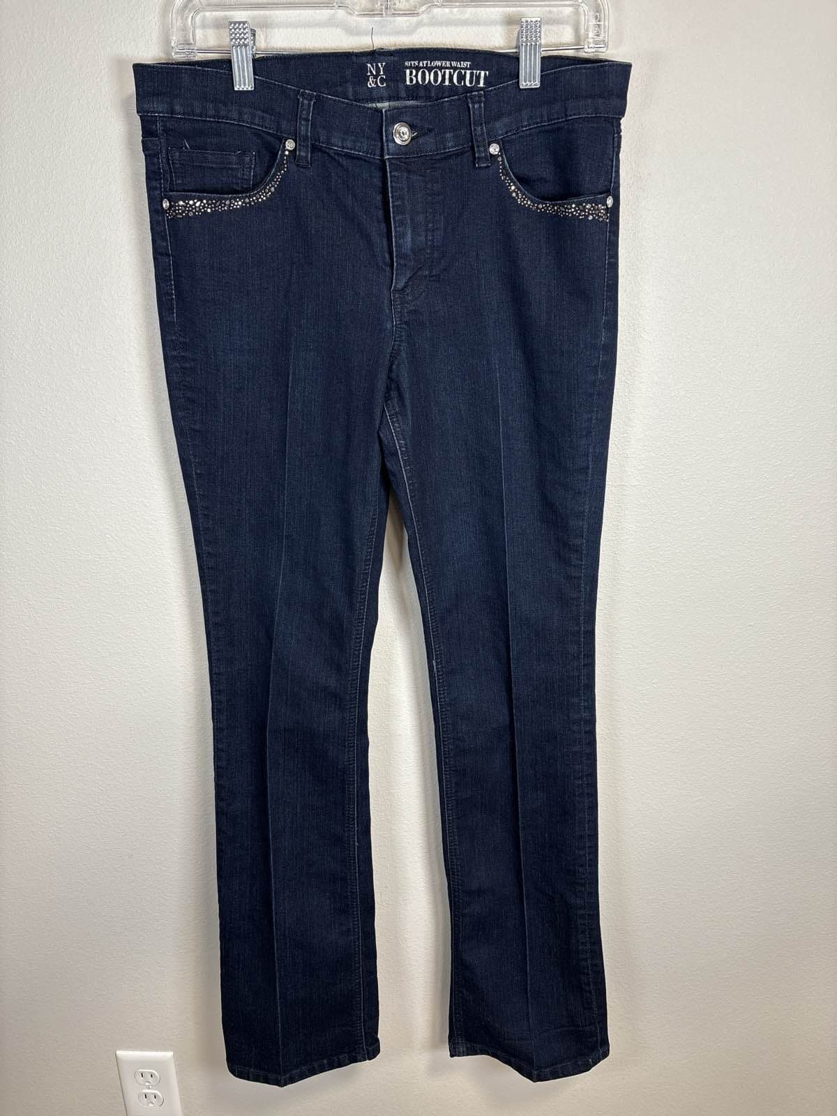 NY&C New York & Company Bootcut Jeans Size 8 - Thumbnail 2