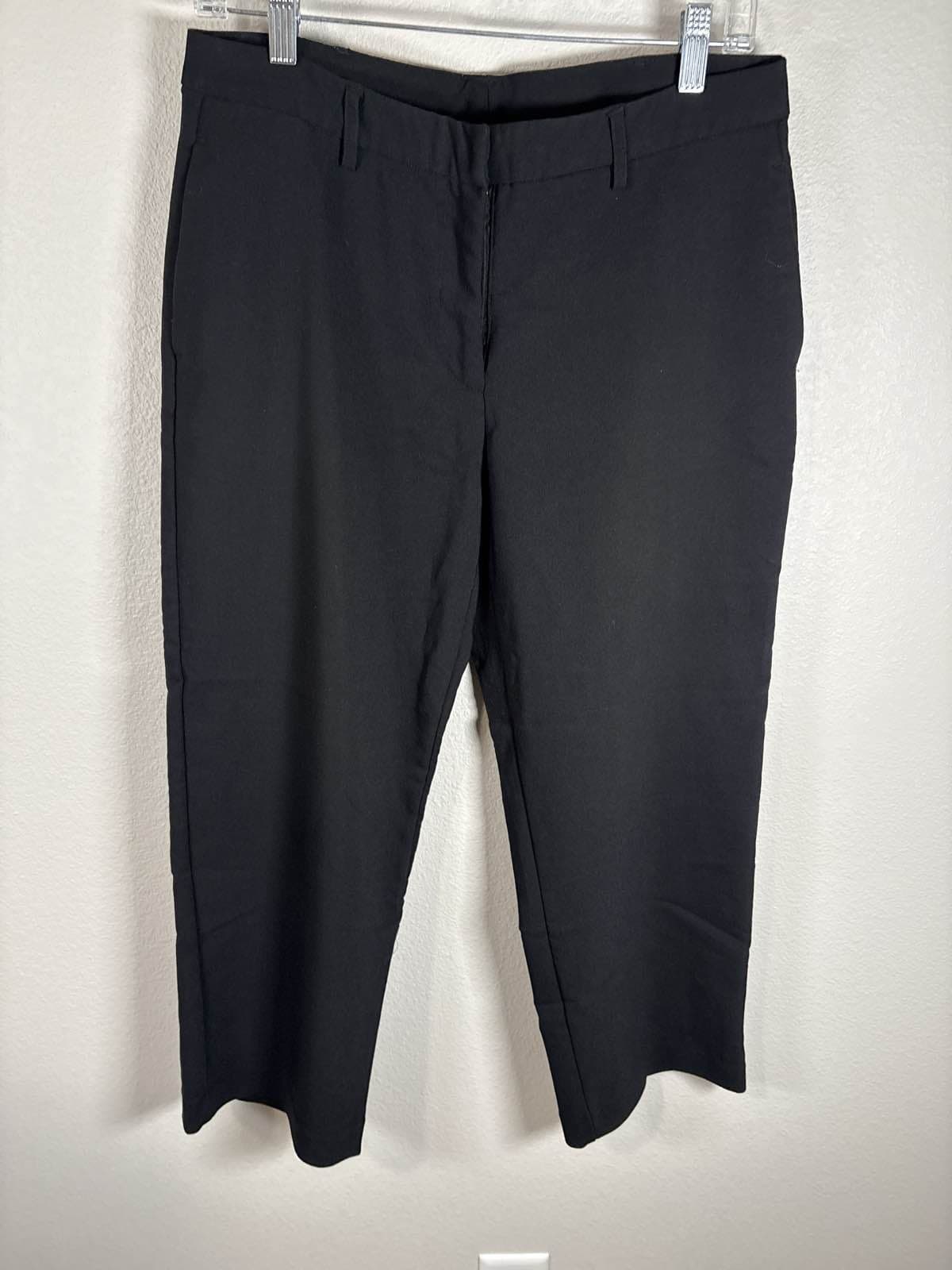 EXPRESS Black Stretch Dress Pants 7/8 Trousers