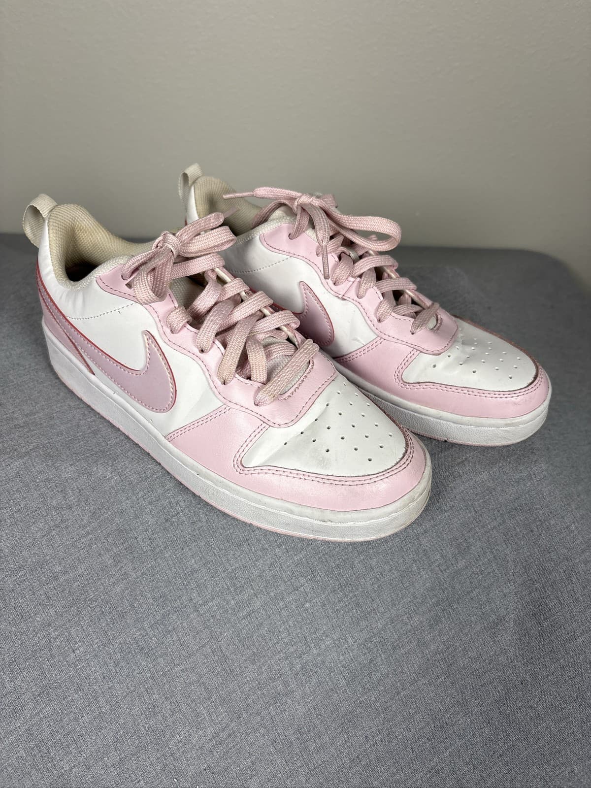 Nike Court Borough Low Recraft GS White Pink Foam Shoes DV5456-105 youth 7 - Thumbnail 3