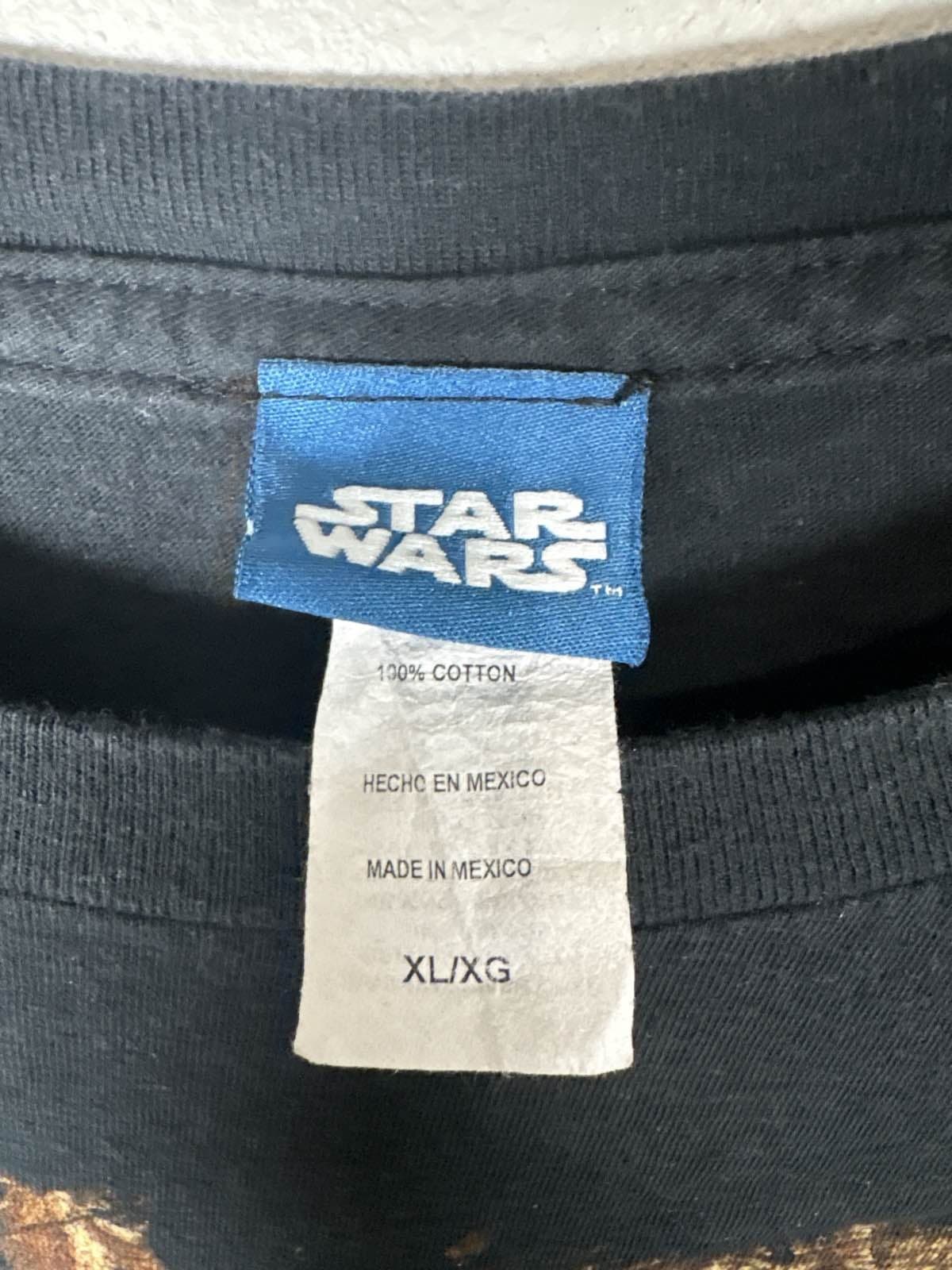 Star Wars Character Collage Tee Men's Black Adult XL - Thumbnail 3