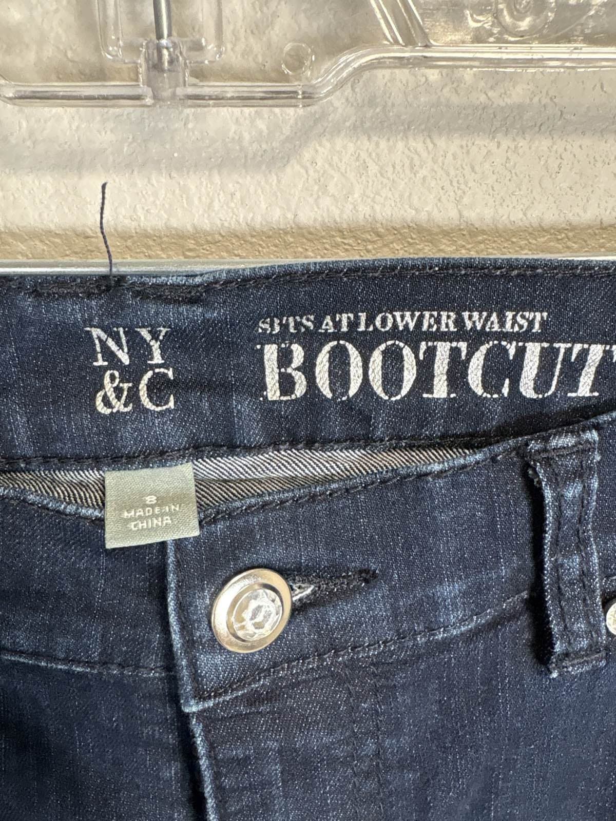 NY&C New York & Company Bootcut Jeans Size 8 - Thumbnail 3