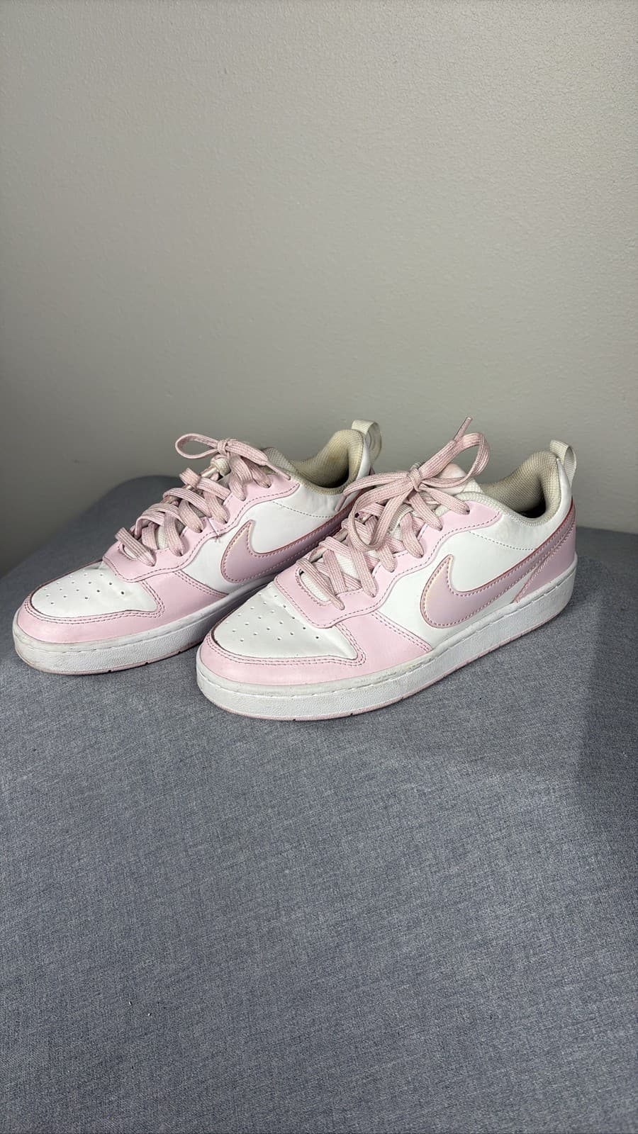 Nike Court Borough Low Recraft GS White Pink Foam Shoes DV5456-105 youth 7