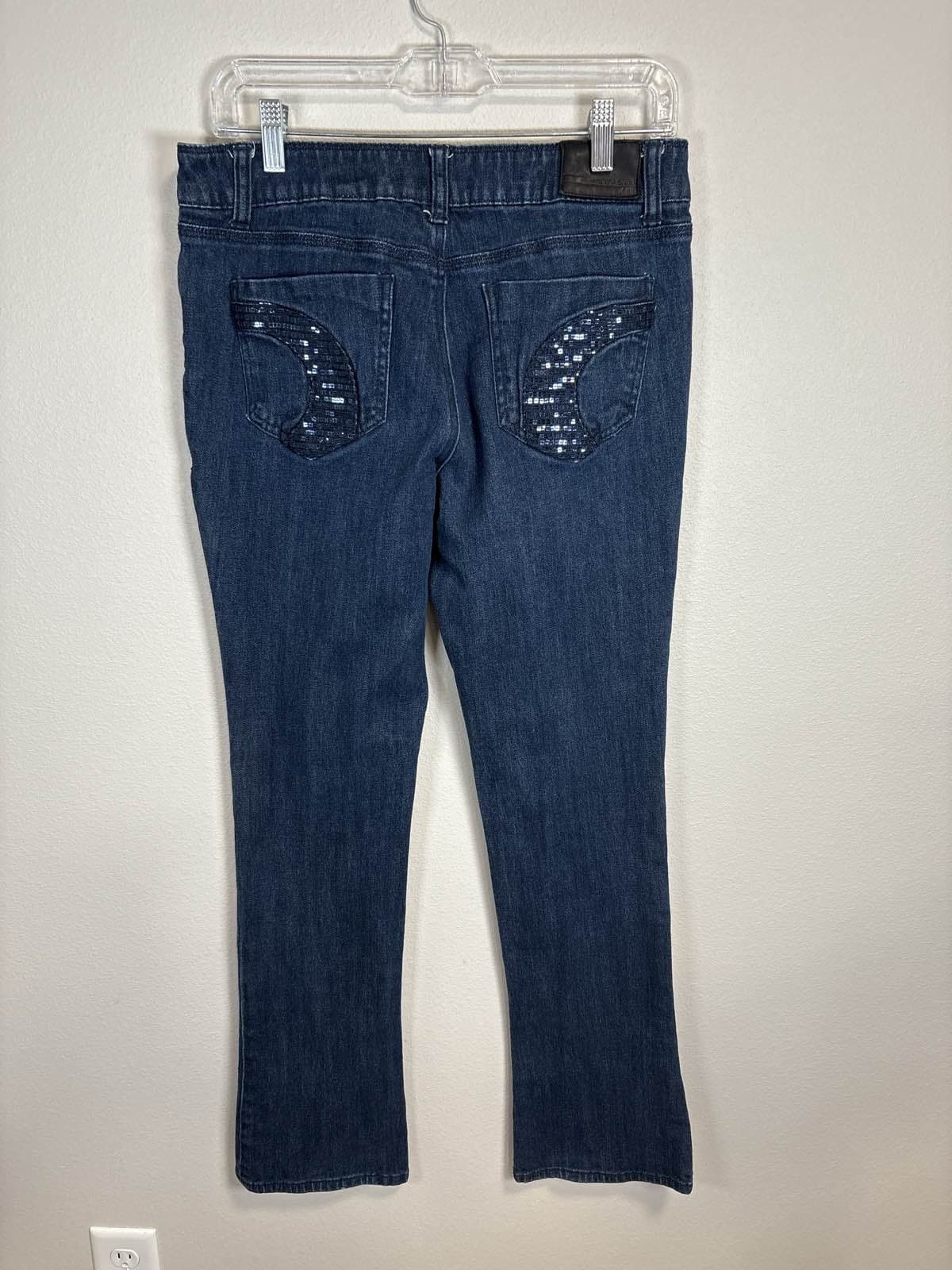DKNY Jeans Women's East Side Dark Wash Denim Straight Leg Jeans Size 8