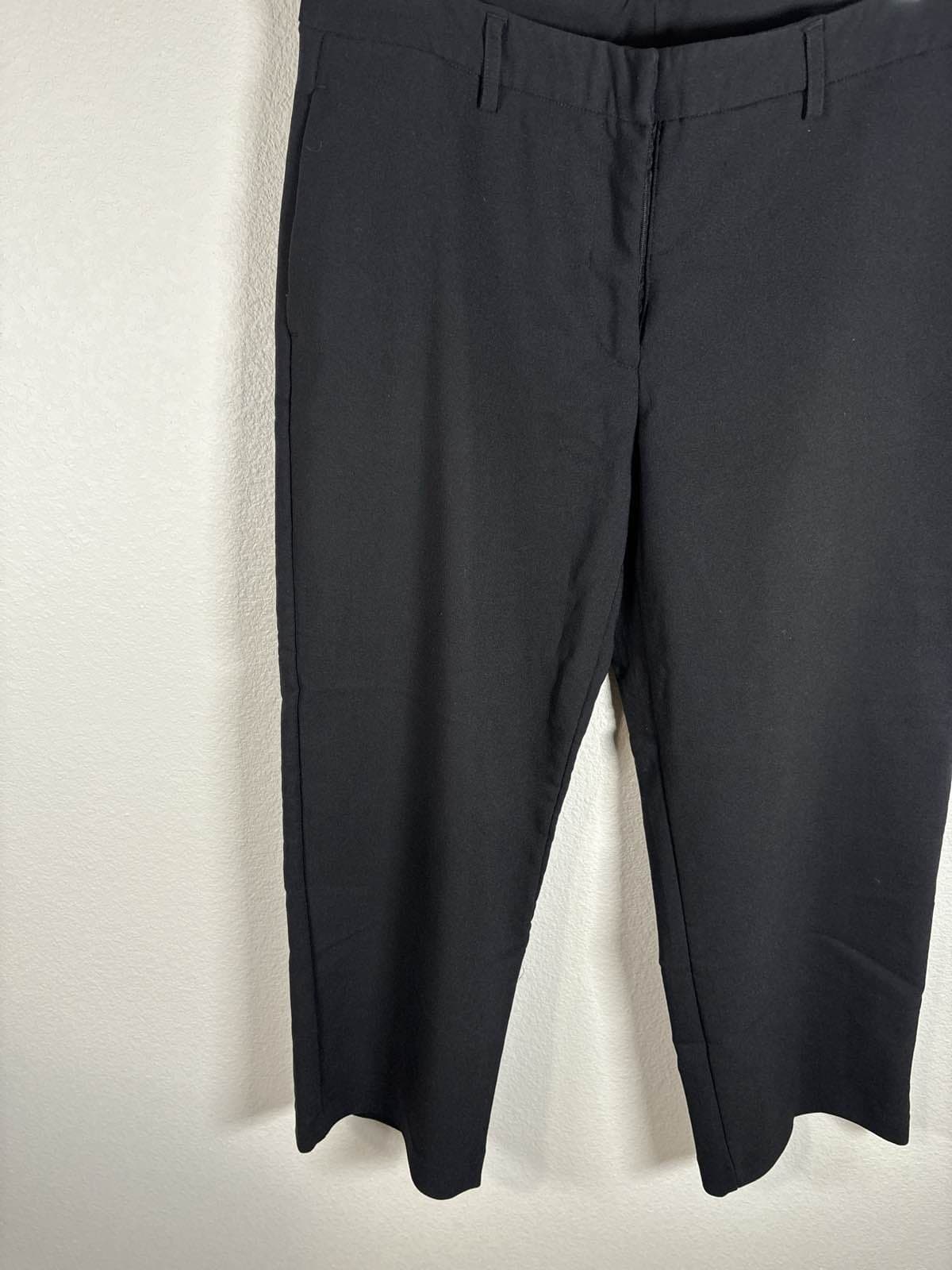 EXPRESS Black Stretch Dress Pants 7/8 Trousers - Thumbnail 3