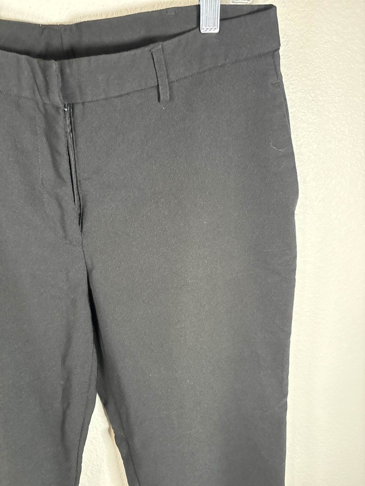 EXPRESS Black Stretch Dress Pants 7/8 Trousers - Thumbnail 2