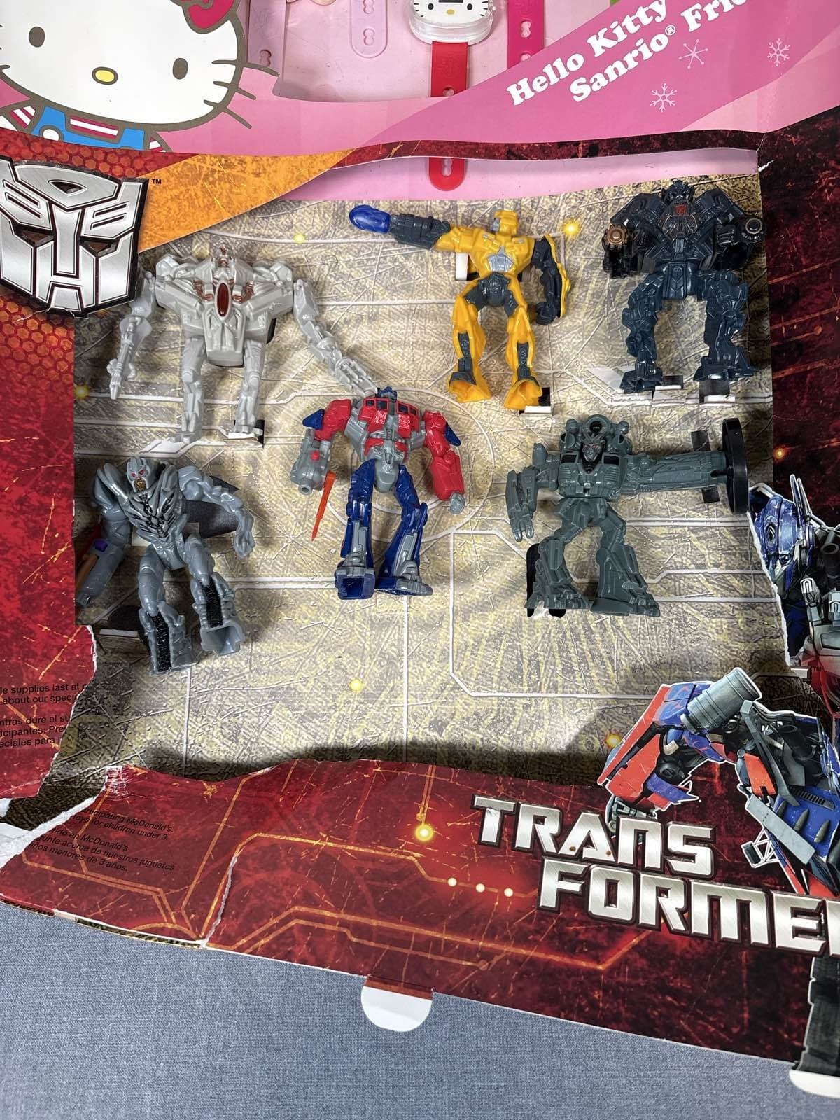 Hello Kitty Sanrio 50th Anniv Figure Watch Set + Transformers Mc Donald’s 2008 - Thumbnail 2