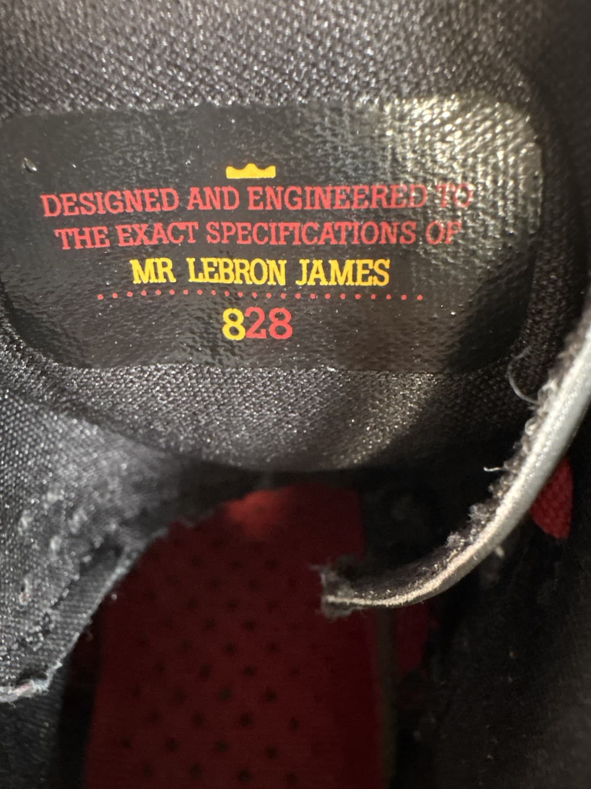 Nike LeBron 8 PS Black Red Basketball Shoes Mens - Thumbnail 5