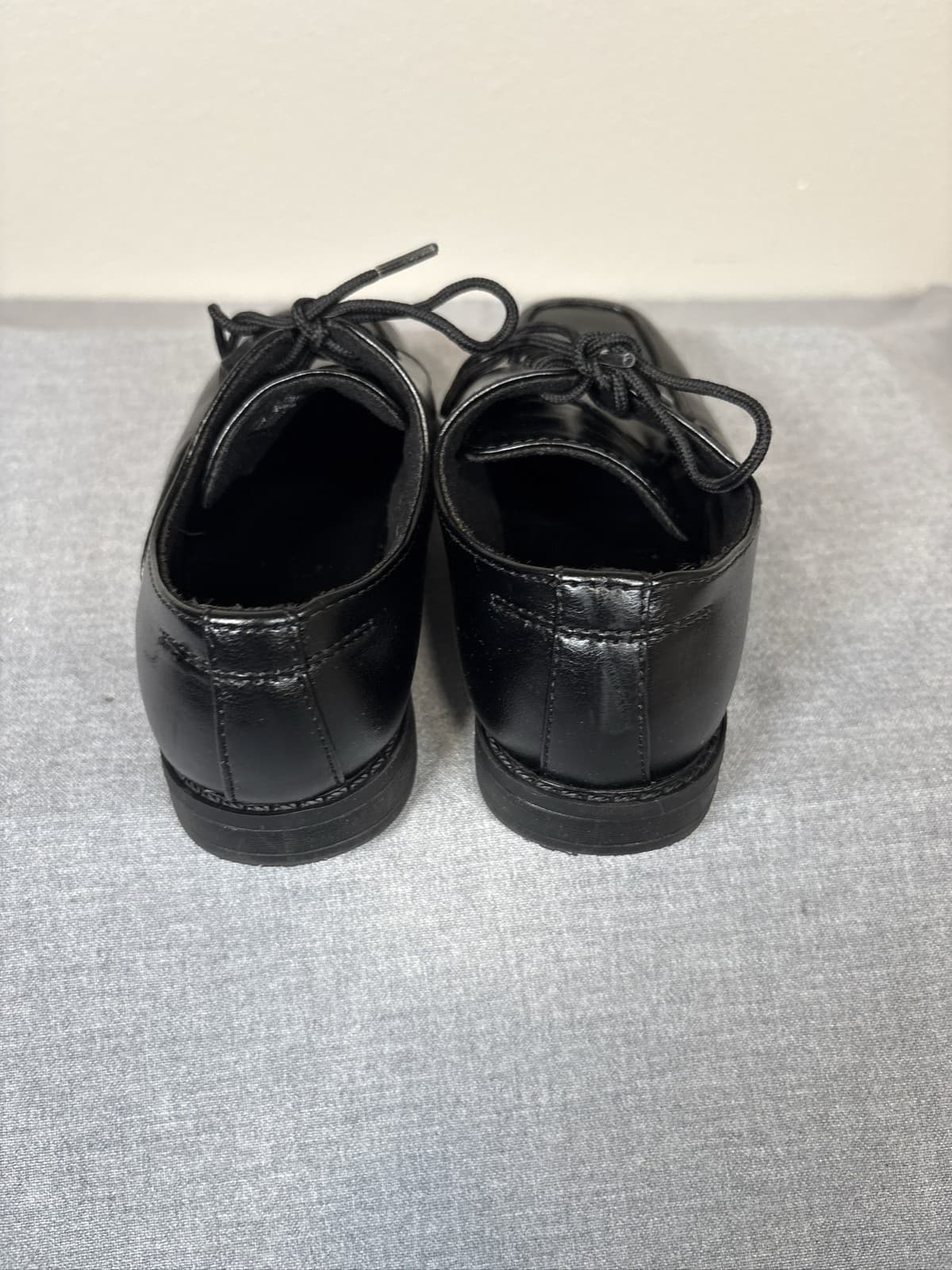 Sonoma Alexander Youth Boys Black Lace Up Memory Foam Dress Shoes Size 13 - Thumbnail 4