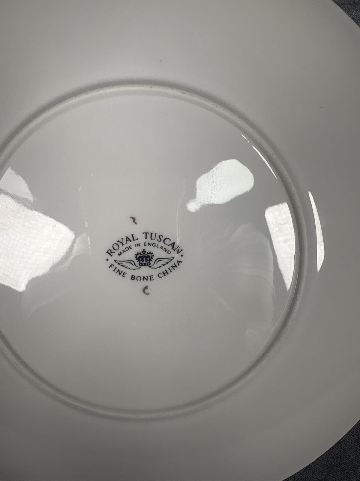 Royal Tuscan Scandinavia Map Fine Bone China Plate Made In England - Thumbnail 3