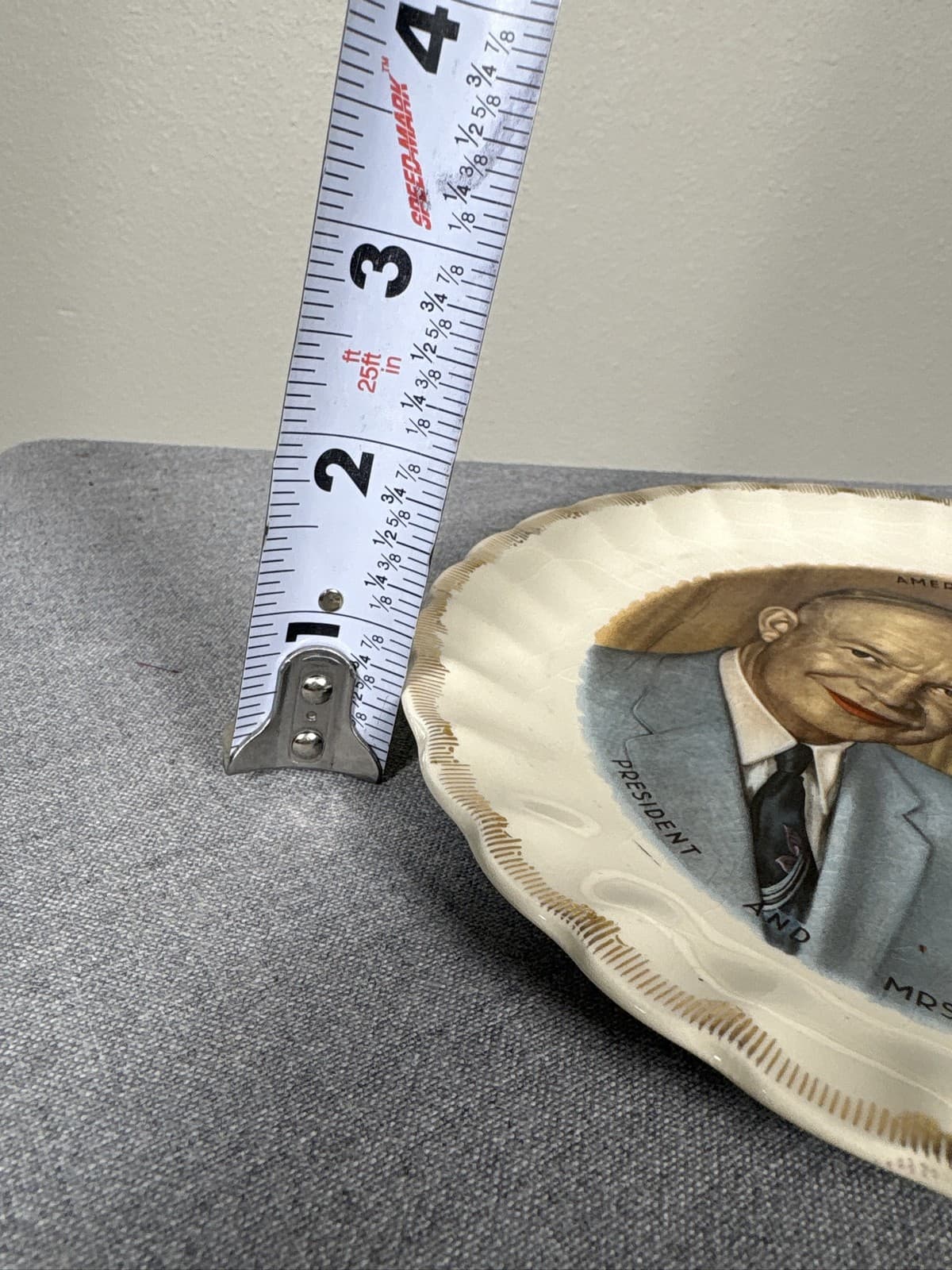 Vintage America's First Family President & Mrs. Dwight D. Eisenhower Plate - Thumbnail 4