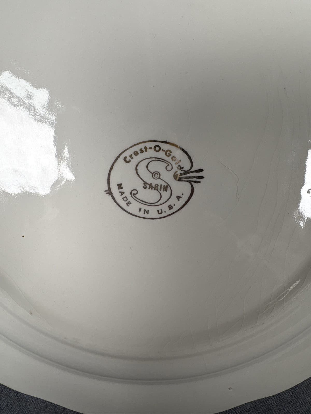 Vintage Nebraska The Cornhusker State Souvenir Decorative Plate Gold Trim - Thumbnail 3