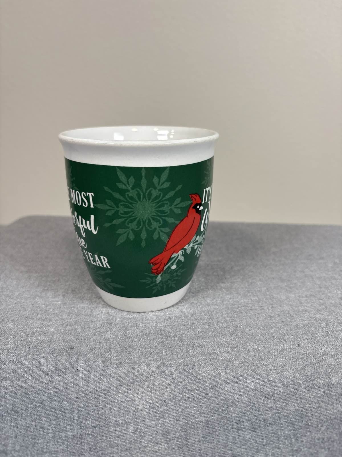 Royal Norfolk Wonderful Time of Year Cardinal Mug - Thumbnail 4