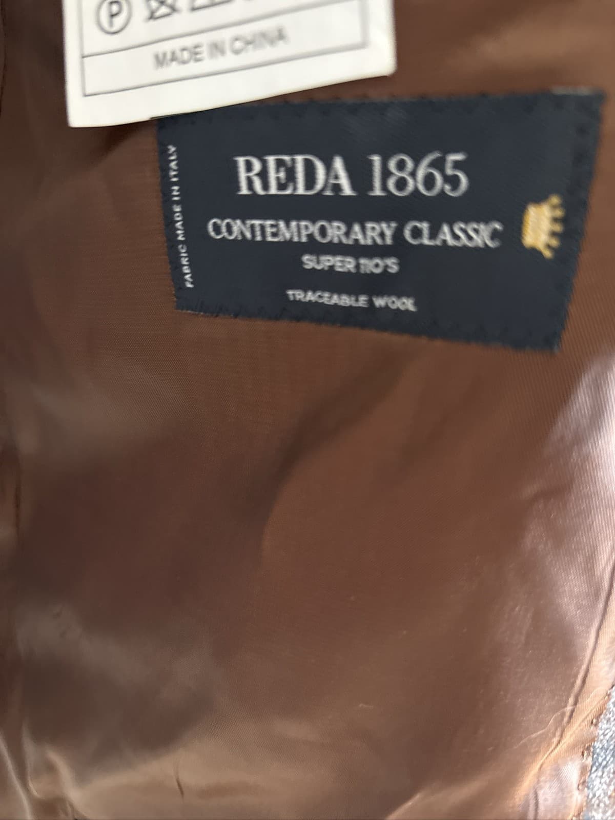 Reda 1865 Super 110s Traceable Wool Blazer 42S - Thumbnail 4