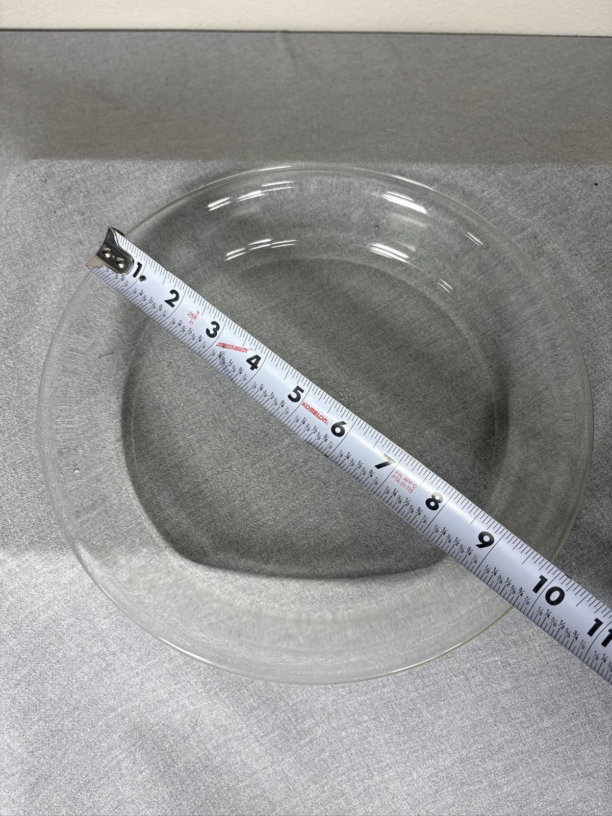 Pyrex 209 Clear Glass Pie Plate Baking Dish 9 Inch USA Ovenware - Thumbnail 4