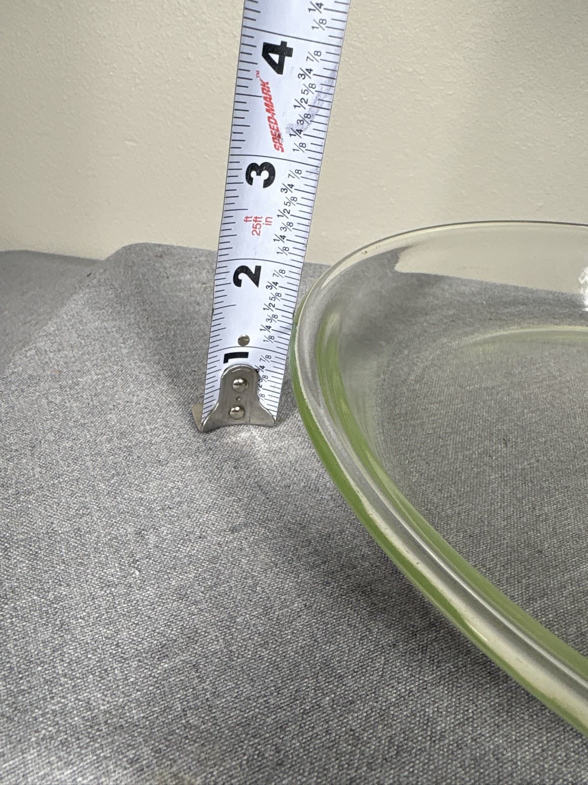 Pyrex 209 Clear Glass Pie Plate Baking Dish 9 Inch USA Ovenware - Thumbnail 5