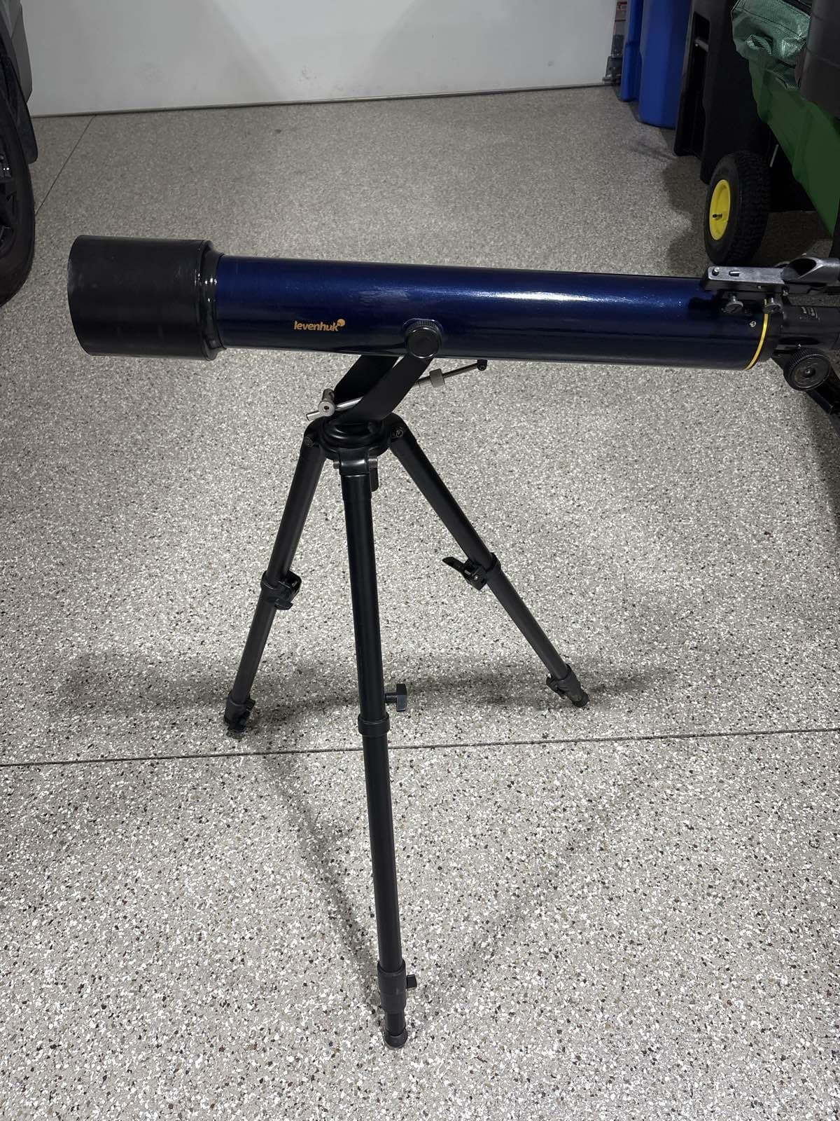 Levenhuk Strike 80 NG Refractor Telescope w/ 3x Barlow & HR20mm Eyepiece