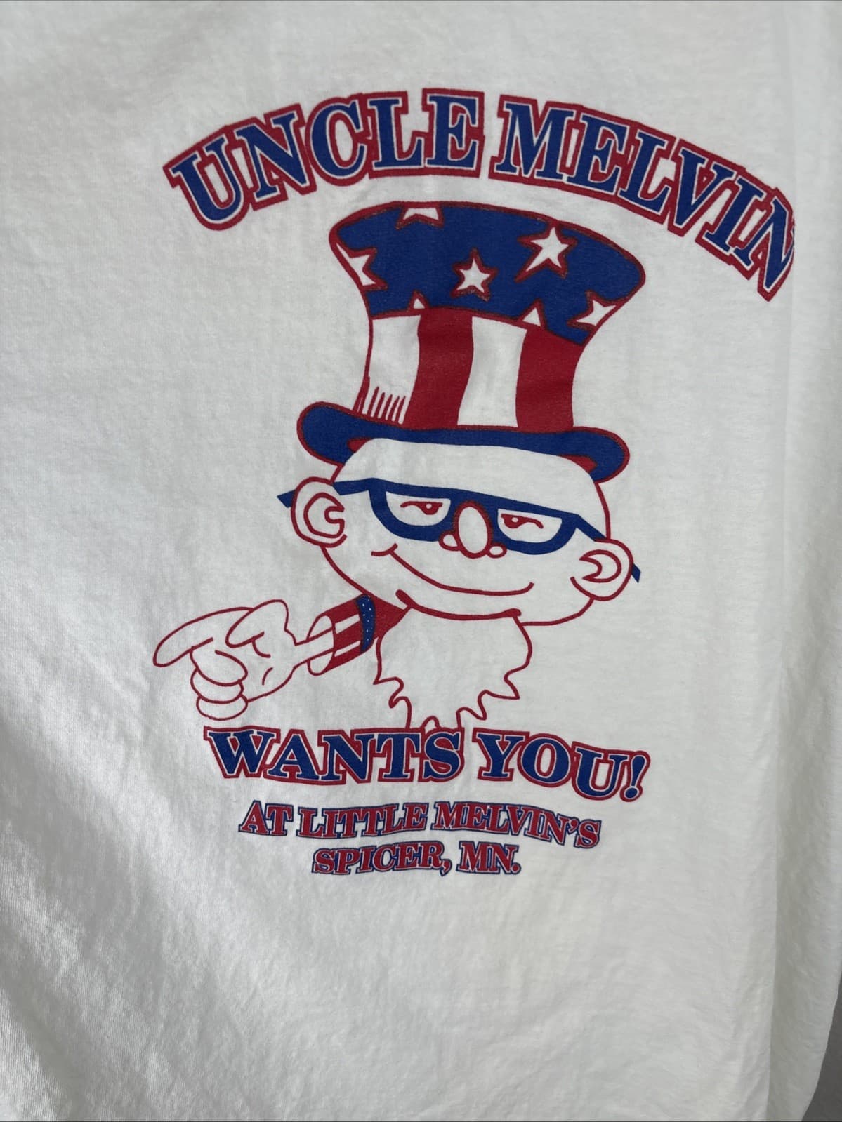 VTG Uncle Melvin wants you Spicer MN T shirt XL