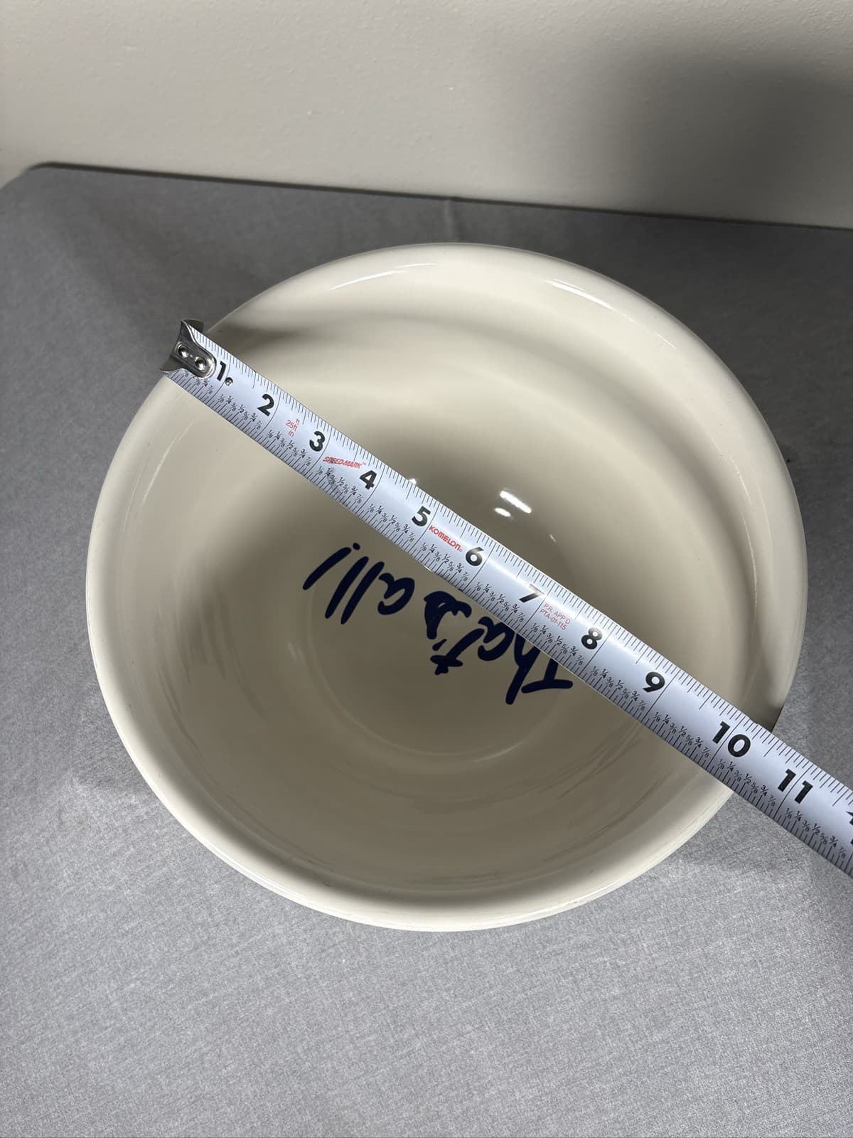 Gibson China I Love Popcorn Ceramic Bowl White Blue Snack Dish - Thumbnail 6