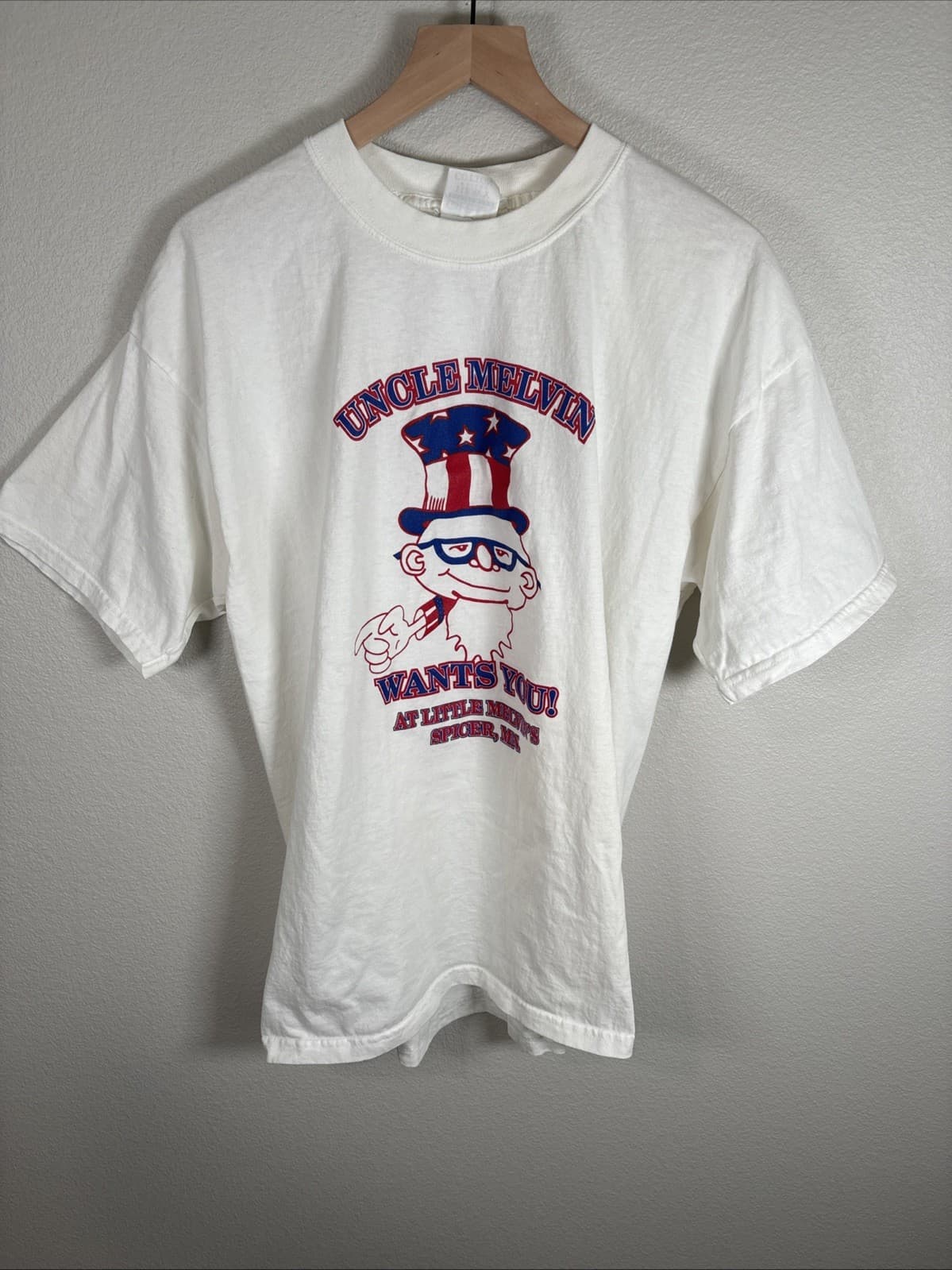 VTG Uncle Melvin wants you Spicer MN T shirt XL - Thumbnail 2