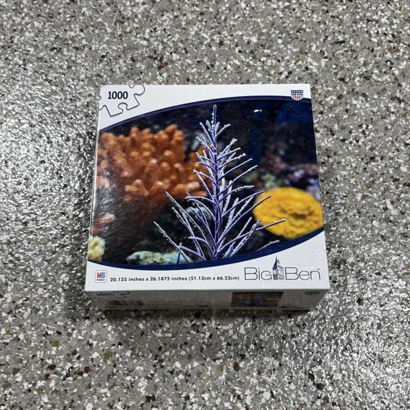 Milton Bradley Big Ben Coral Reef 1000 Piece Jigsaw Puzzle NEW Sealed MB