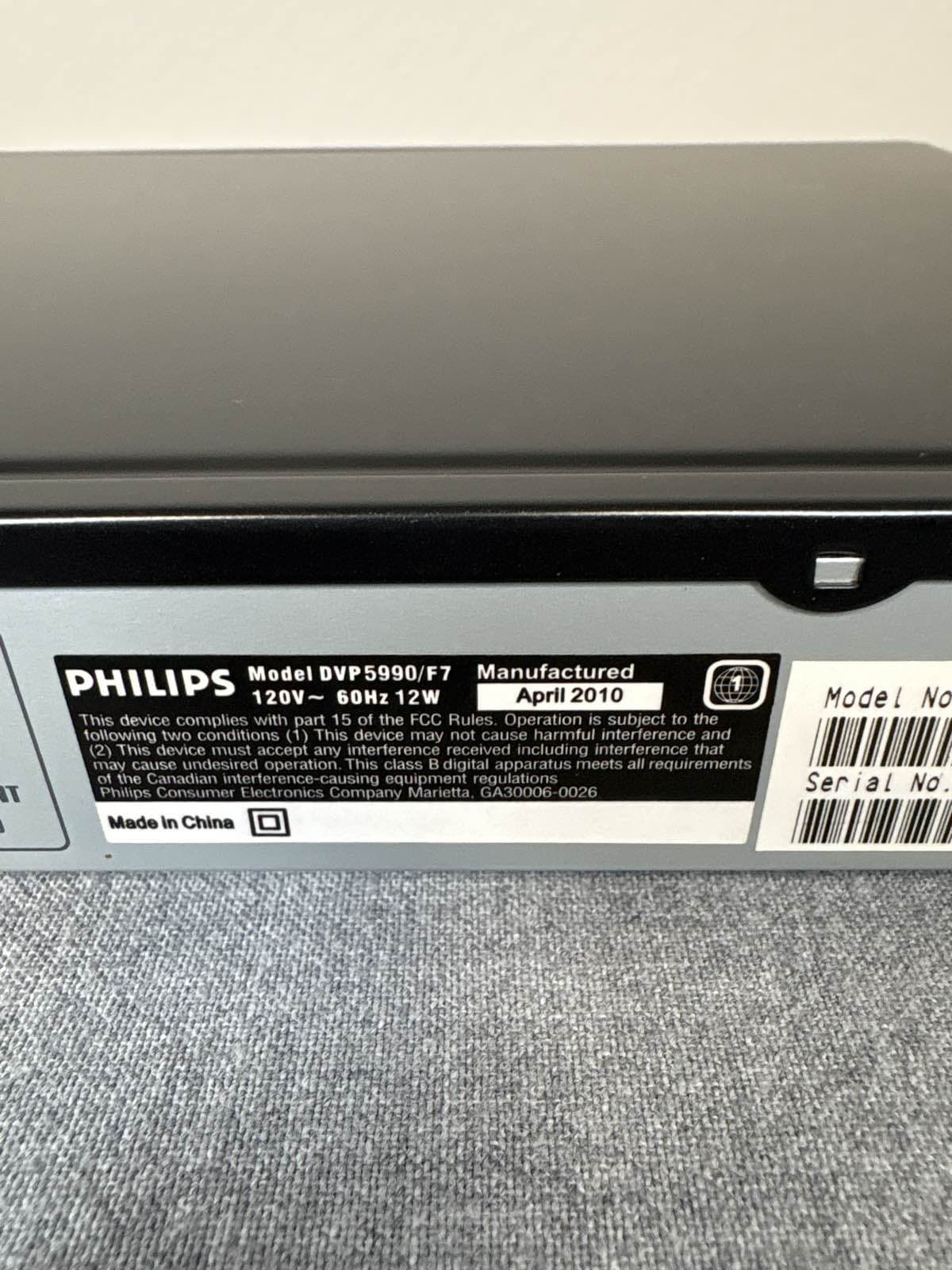 Philips DVP5990/F7 DVD Player HDMI DivX 1080p Upscaling Black - Thumbnail 7