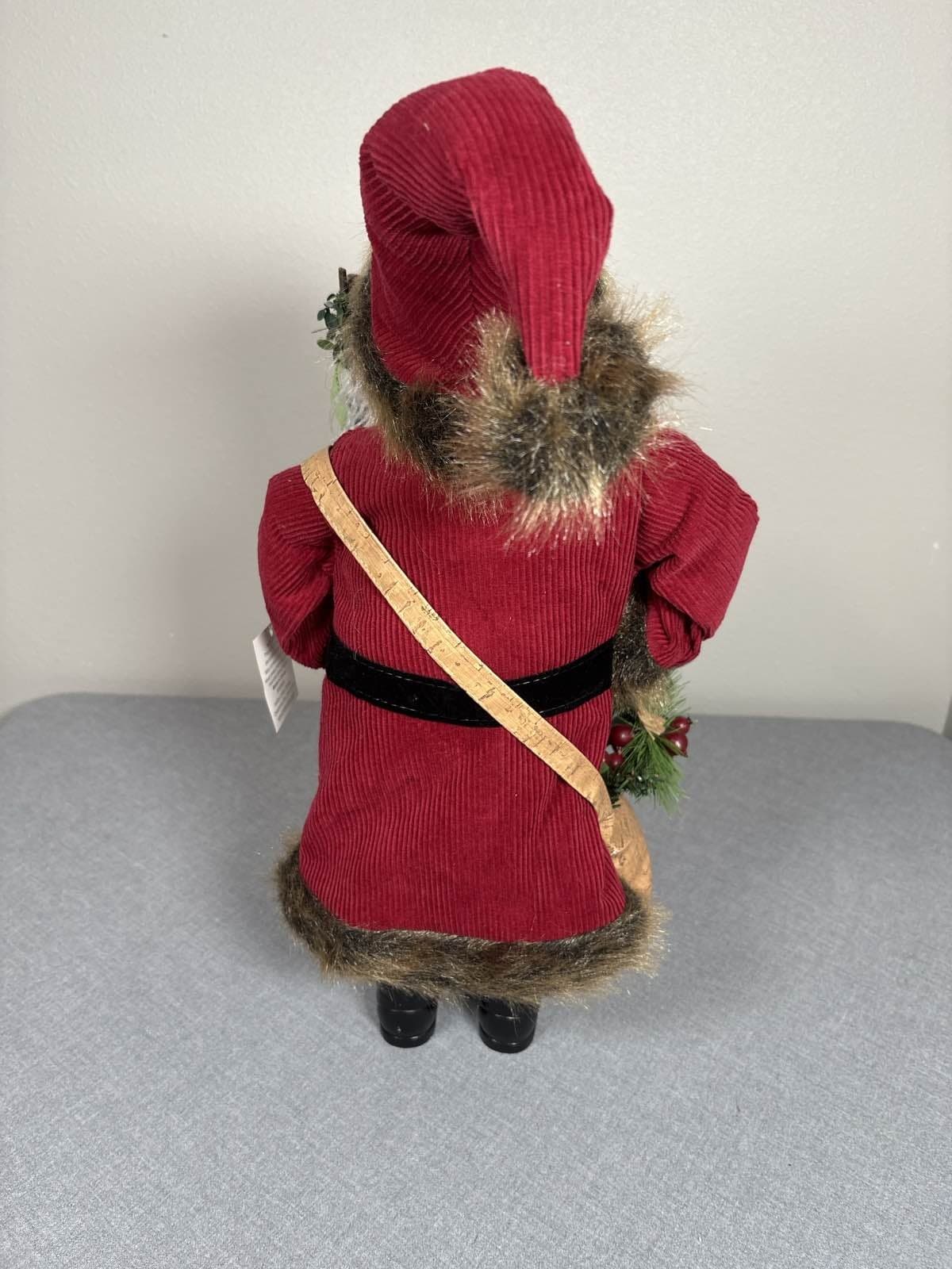 Large Hobby Lobby Christmas 2010 Santa Claus Wood Base 18" Rustic Decor - Thumbnail 4