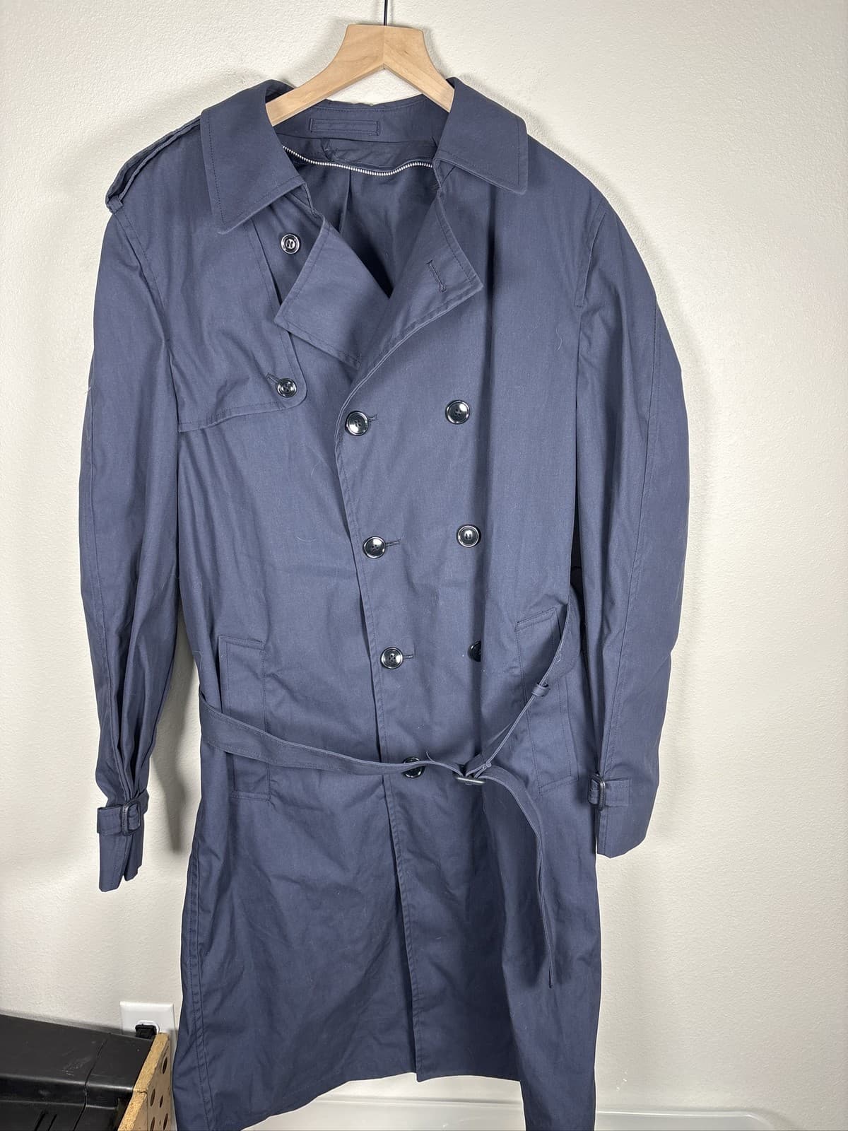 US Air Force Military All Weather Trench Coat Removable Liner 44XL
