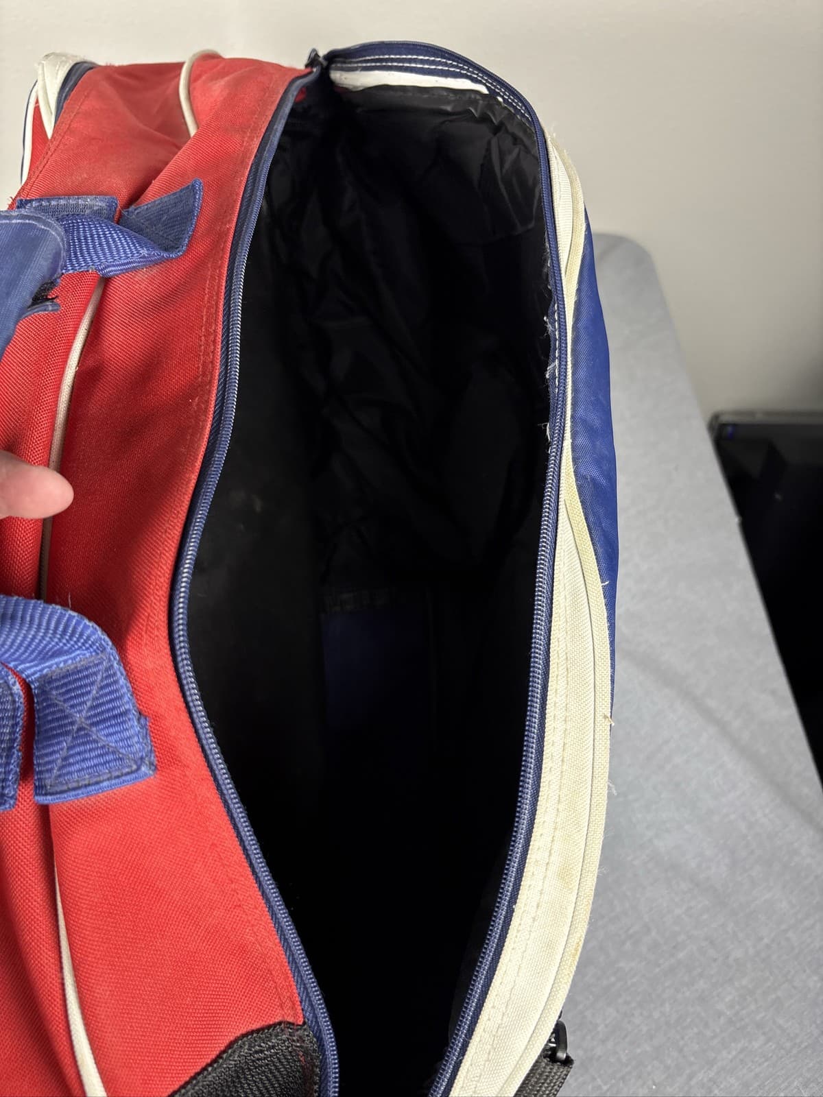 Ektelon Racquetball Bag Blue Red Sport Equipment Carry Case - Thumbnail 6