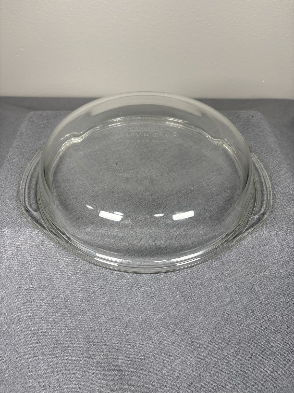 Vintage PYREX Oven RoasterOvenware Clear Glass Casserole Baking Dish Made In USA - Thumbnail 2