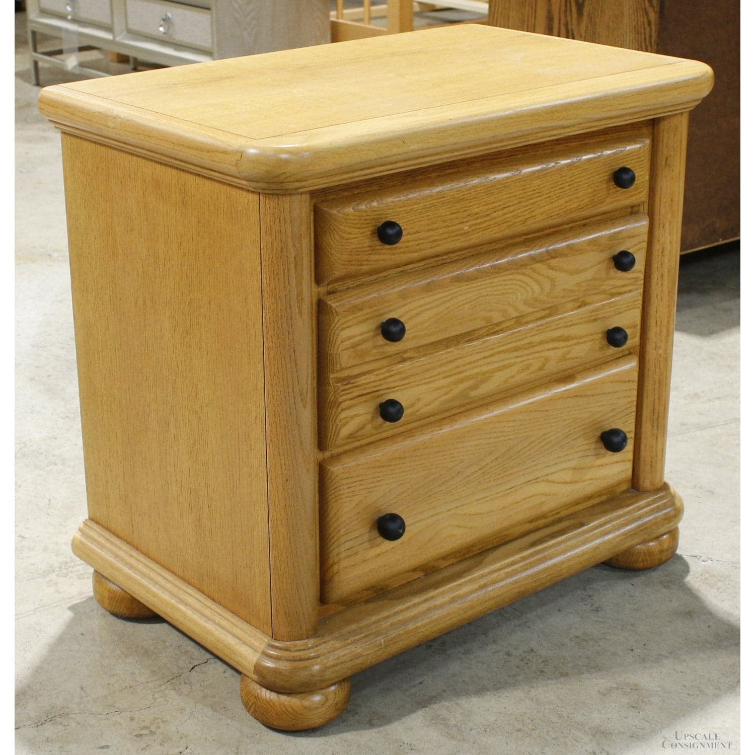 Arbek Oak Nightstand - Thumbnail 5