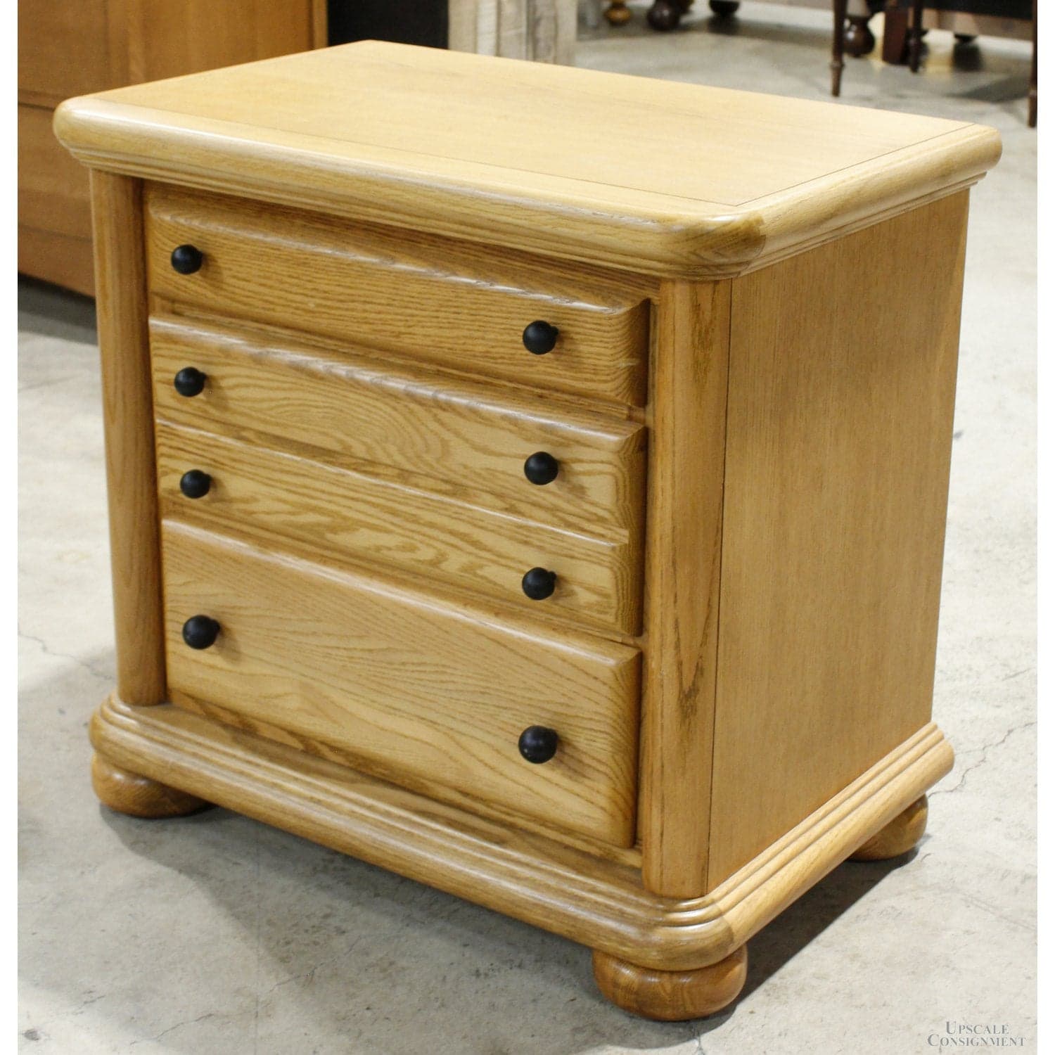 Arbek Oak Nightstand - Thumbnail 4