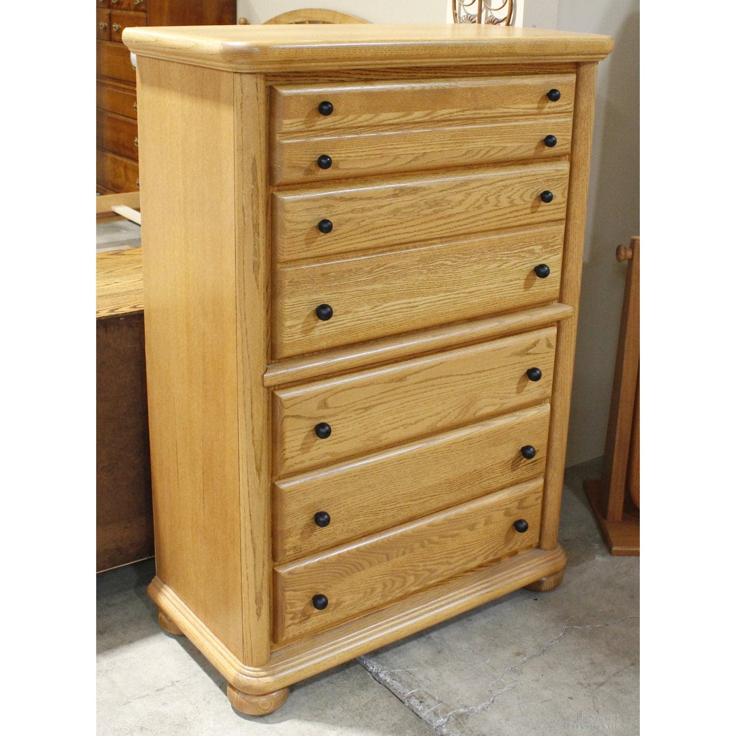 Arbek Oak Chest of Drawers - Thumbnail 5