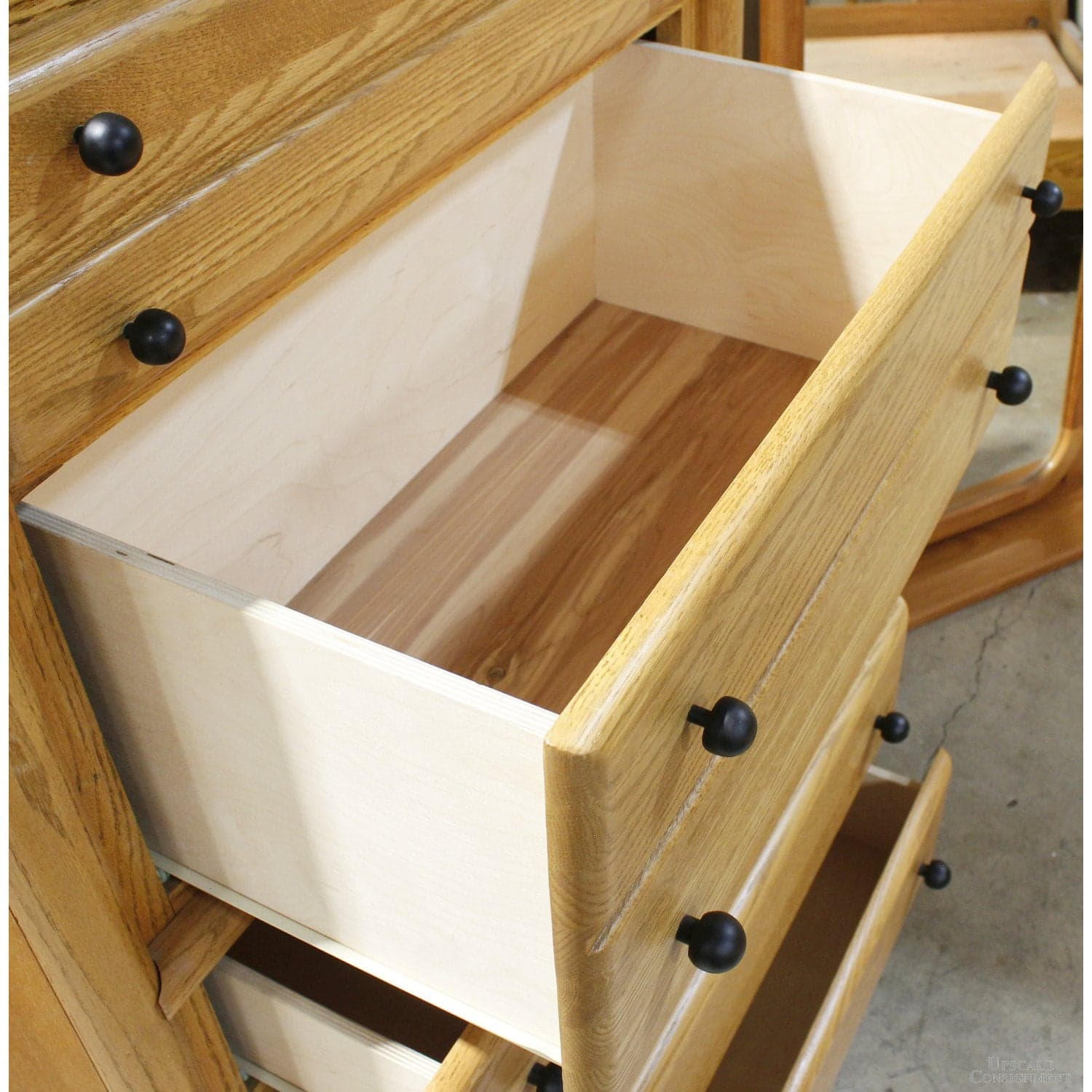 Arbek Oak Chest of Drawers - Thumbnail 6