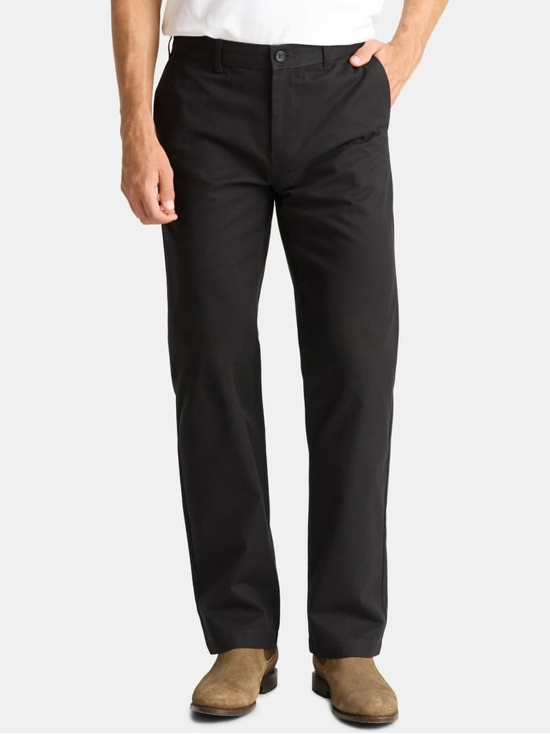 George Men's Elastic Flat Front Pant - Thumbnail 4