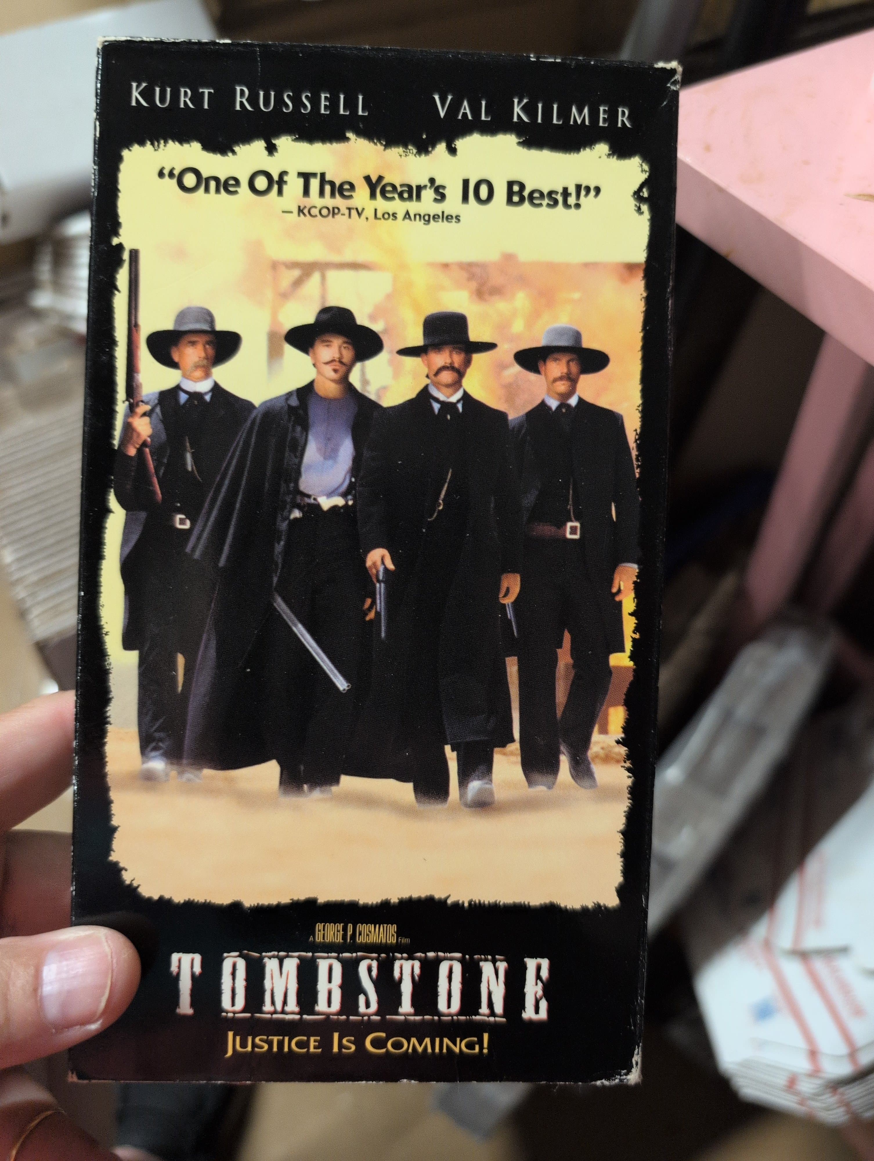 Tombstone VHS Movie Kurt Russell Val Kilmer