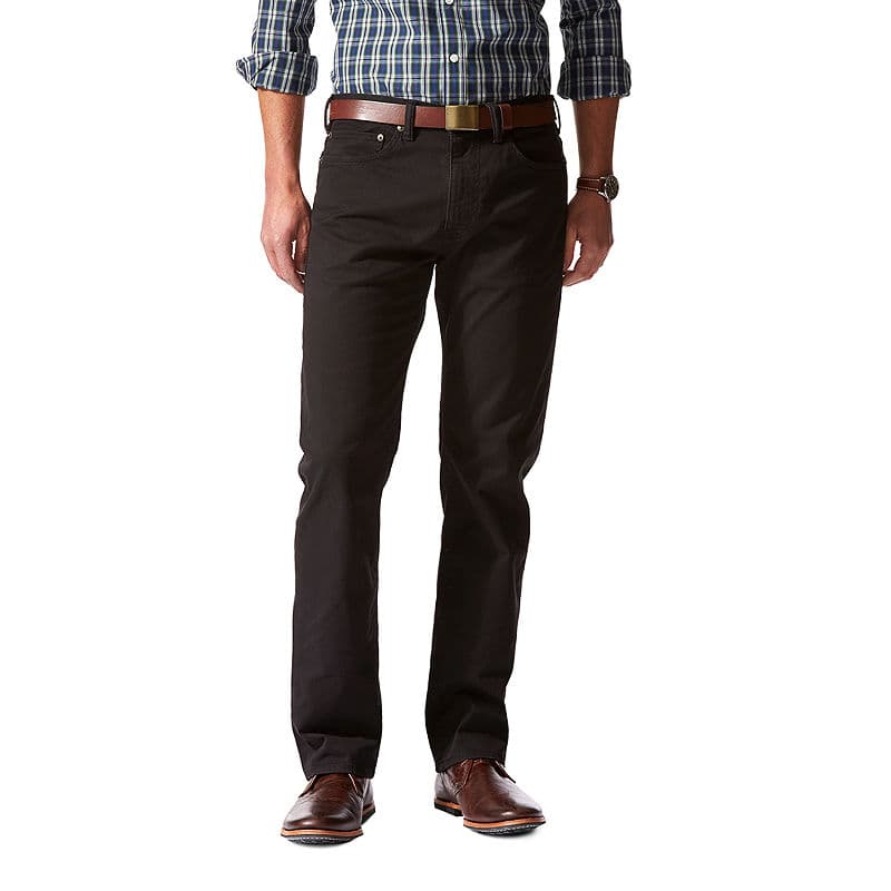Dockers Men's Jean Cut Pants, Straight Fit 40x30 - Thumbnail 2
