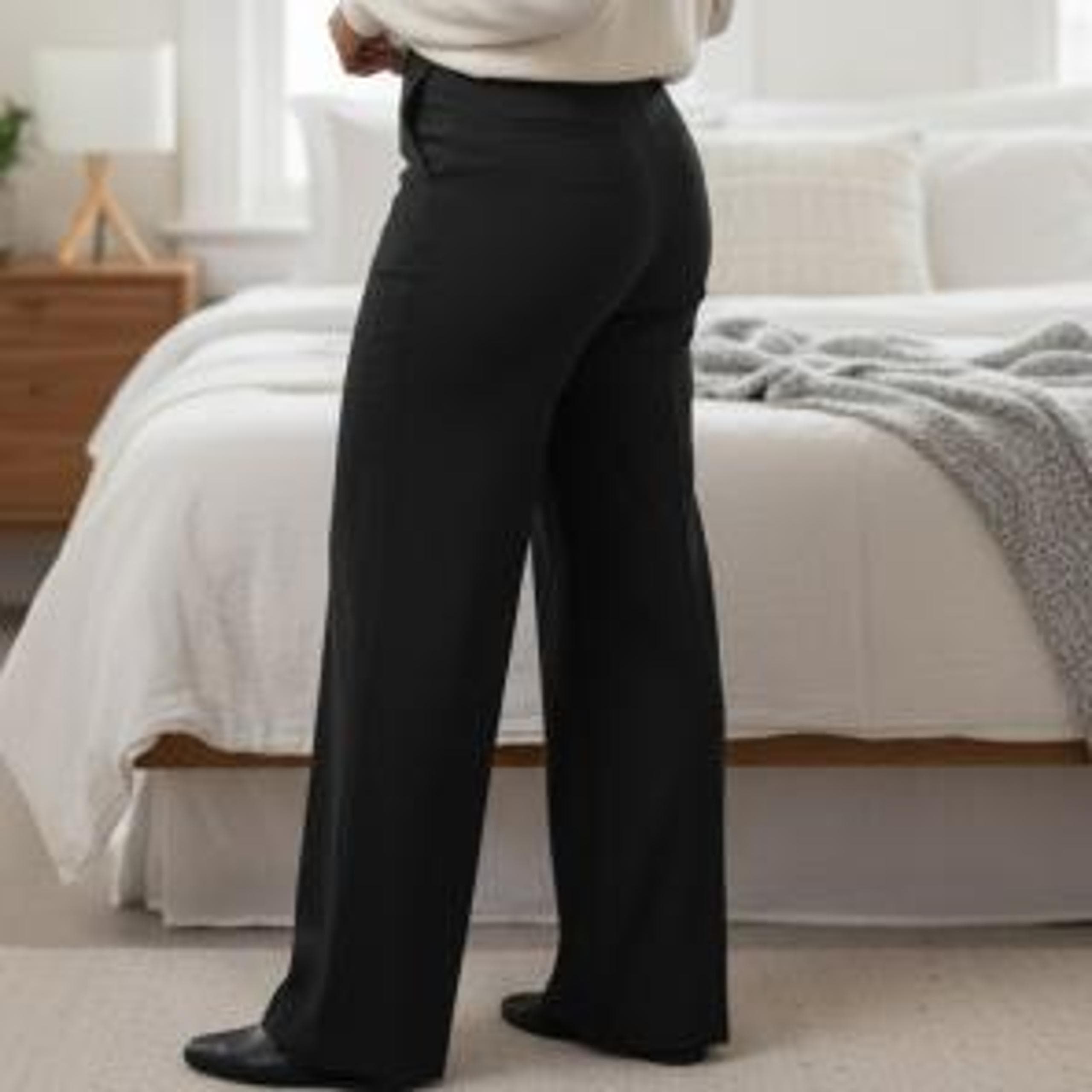 Simply Styled Women Trouser Fit Pants, Black, Size: 18a - Thumbnail 3