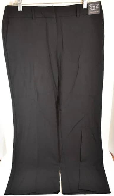 Simply Styled Women Trouser Fit Pants, Black, Size: 18a - Thumbnail 4