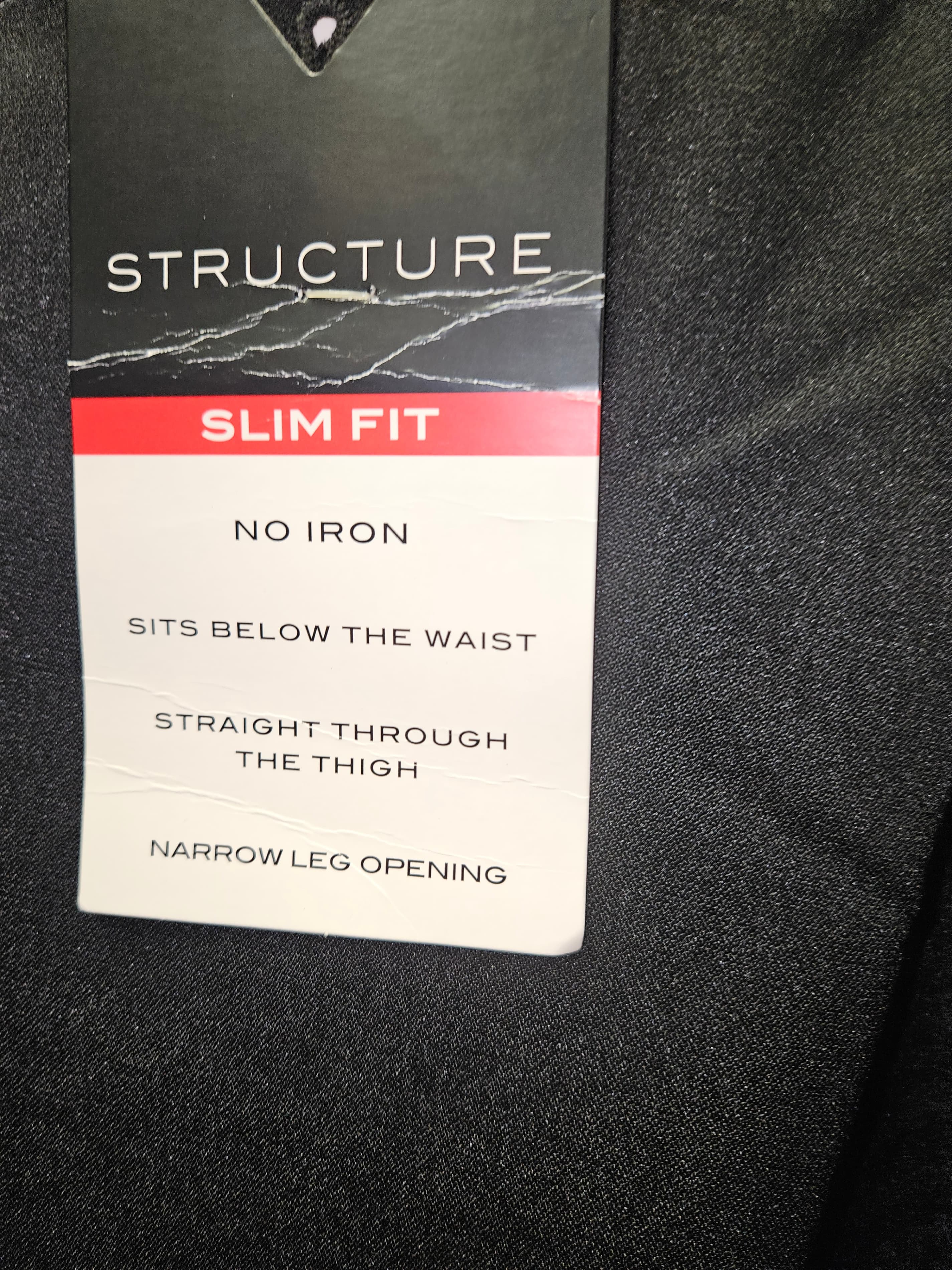 Men's Black Dress Pants - Thumbnail 4