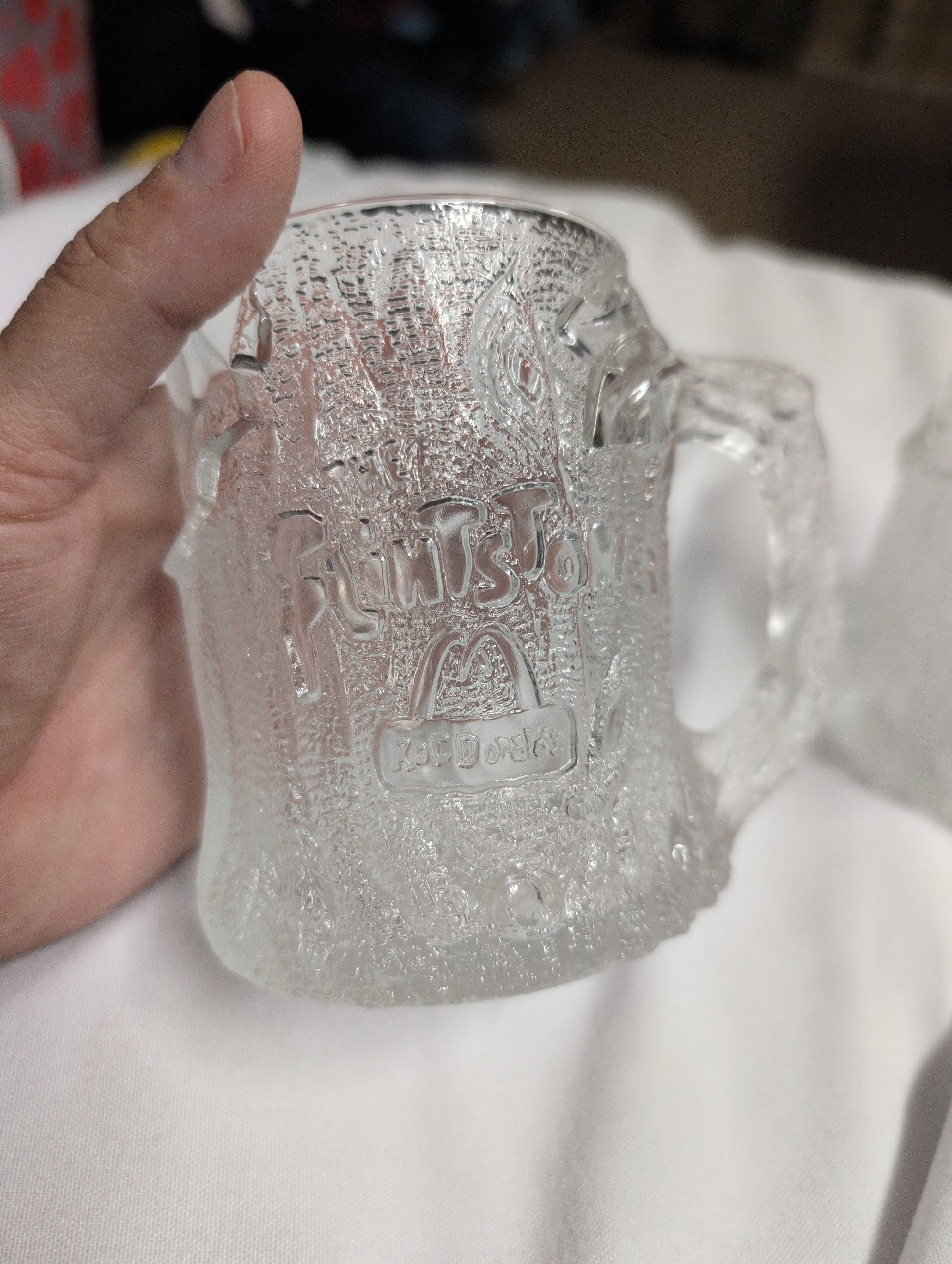 Set of 2 Vintage McDonald's Camp Snoopy Glass Mugs Set - Thumbnail 2