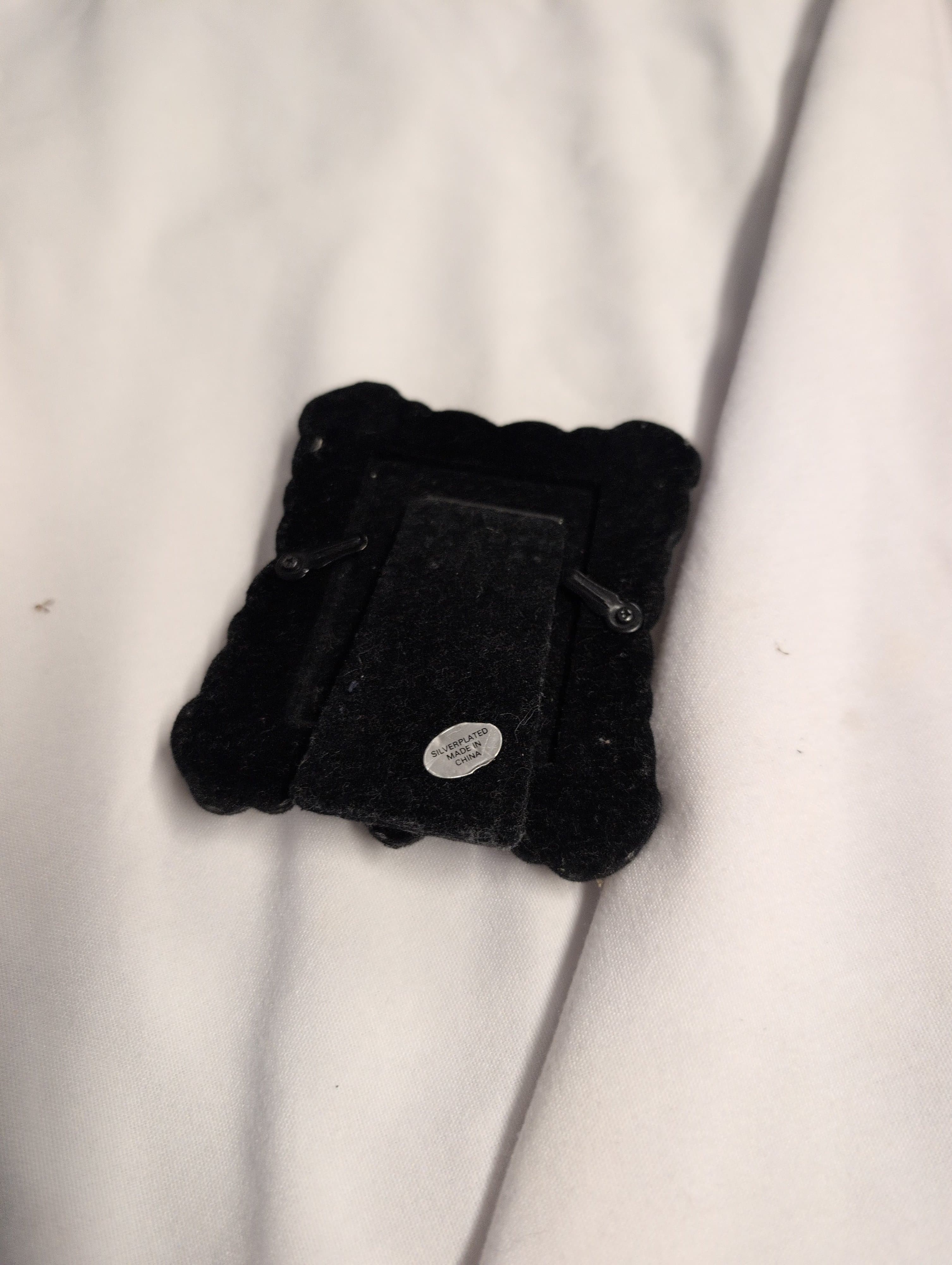 Decorative Silver Miniature Picture Frame - Thumbnail 2