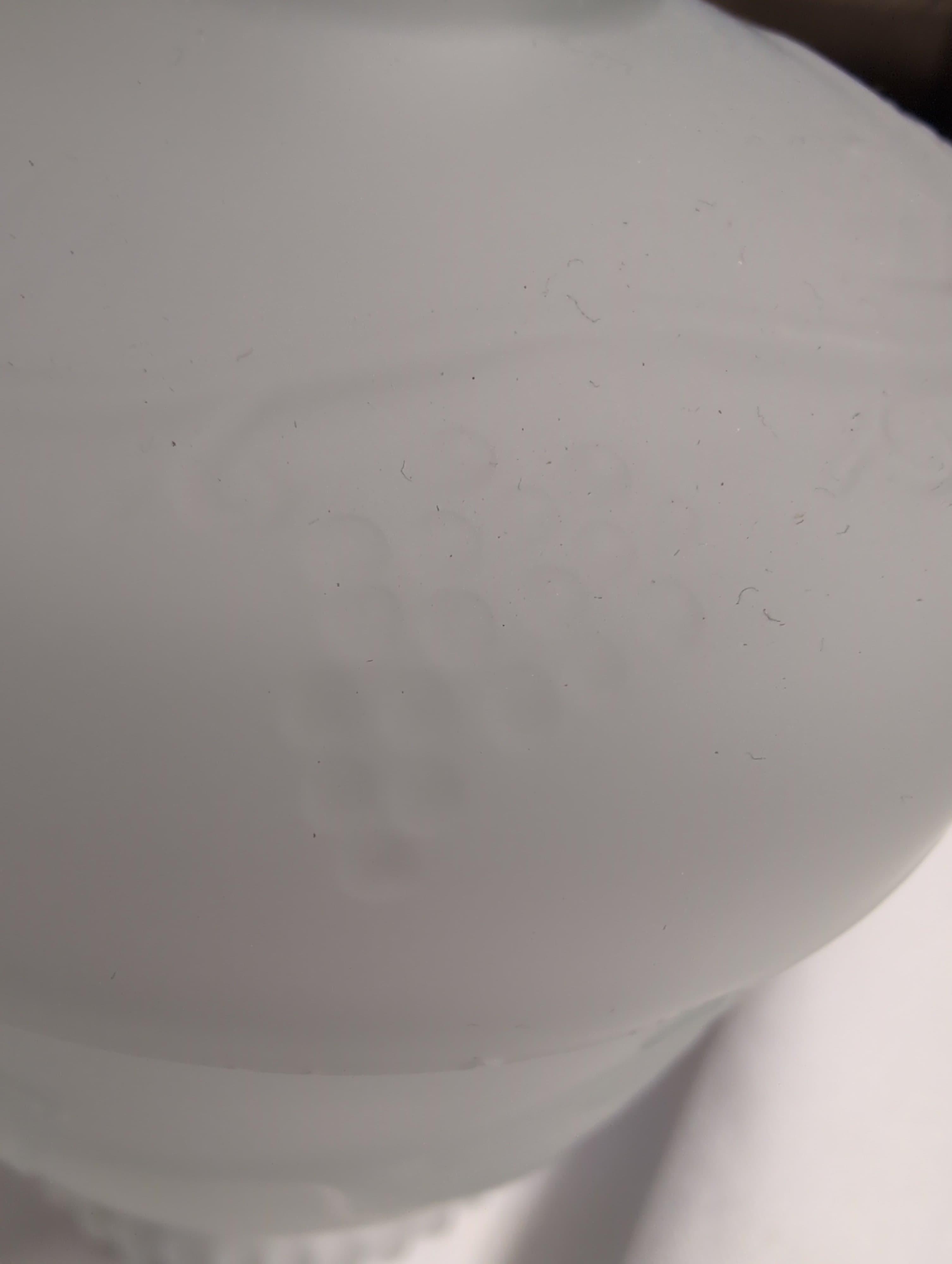 Vintage Frosted Glass Covered Dish with Lid - Thumbnail 3