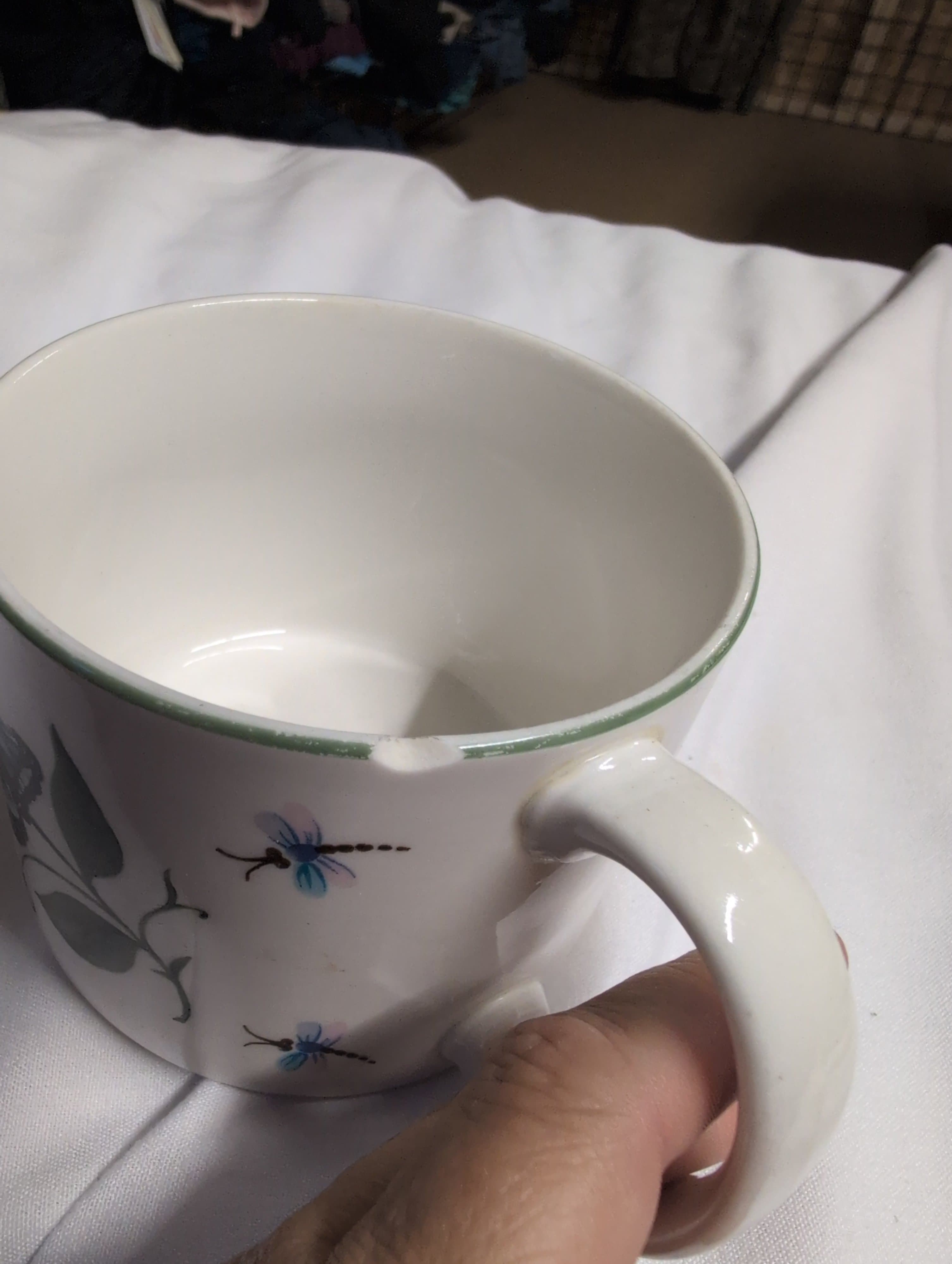 Butterfly Design Ceramic Mug - Thumbnail 3