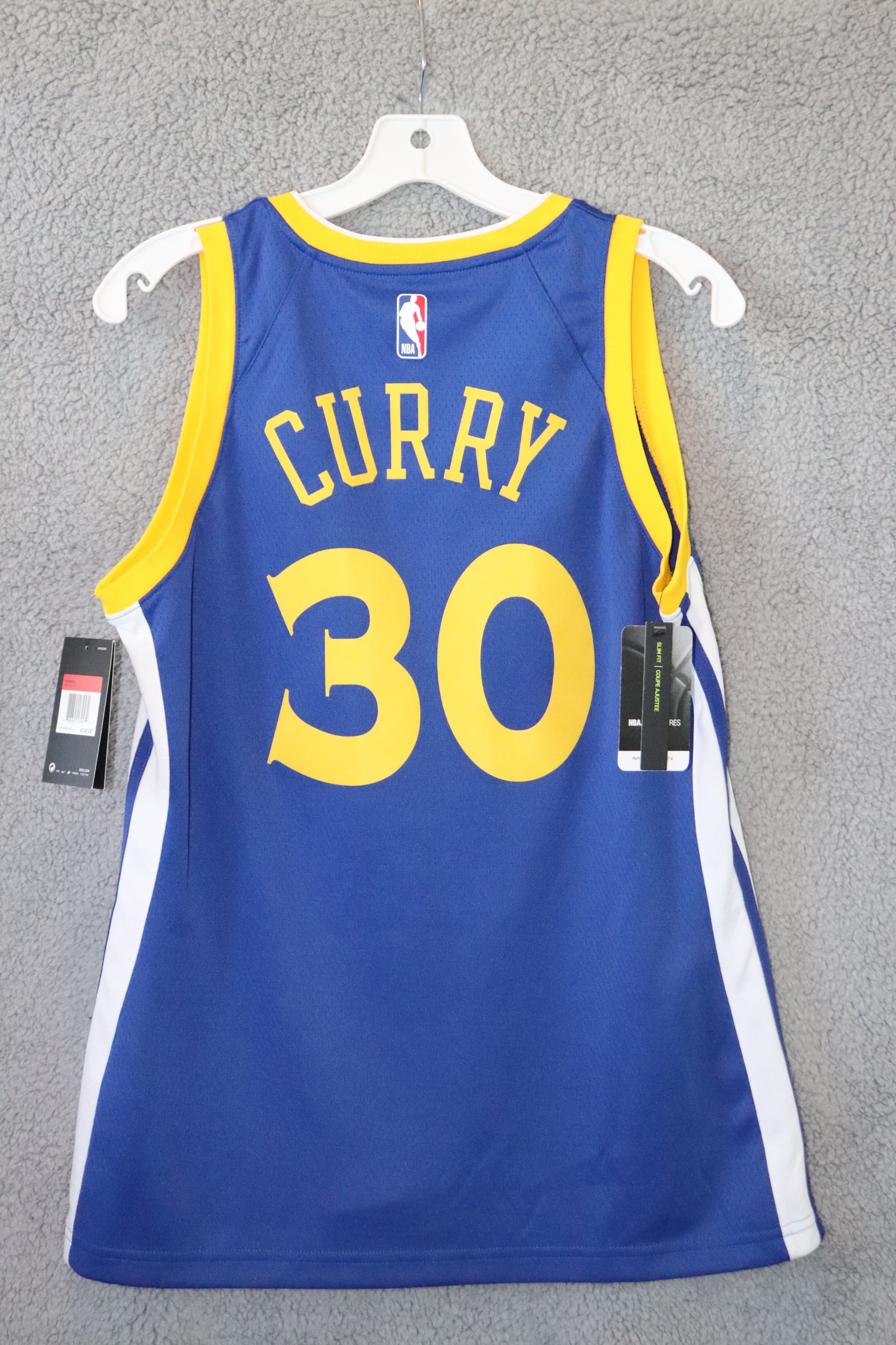 Nike Golden State Warriors Stephen Curry #30 Swingman Men's Blue Jersey Size 44 - Thumbnail 3