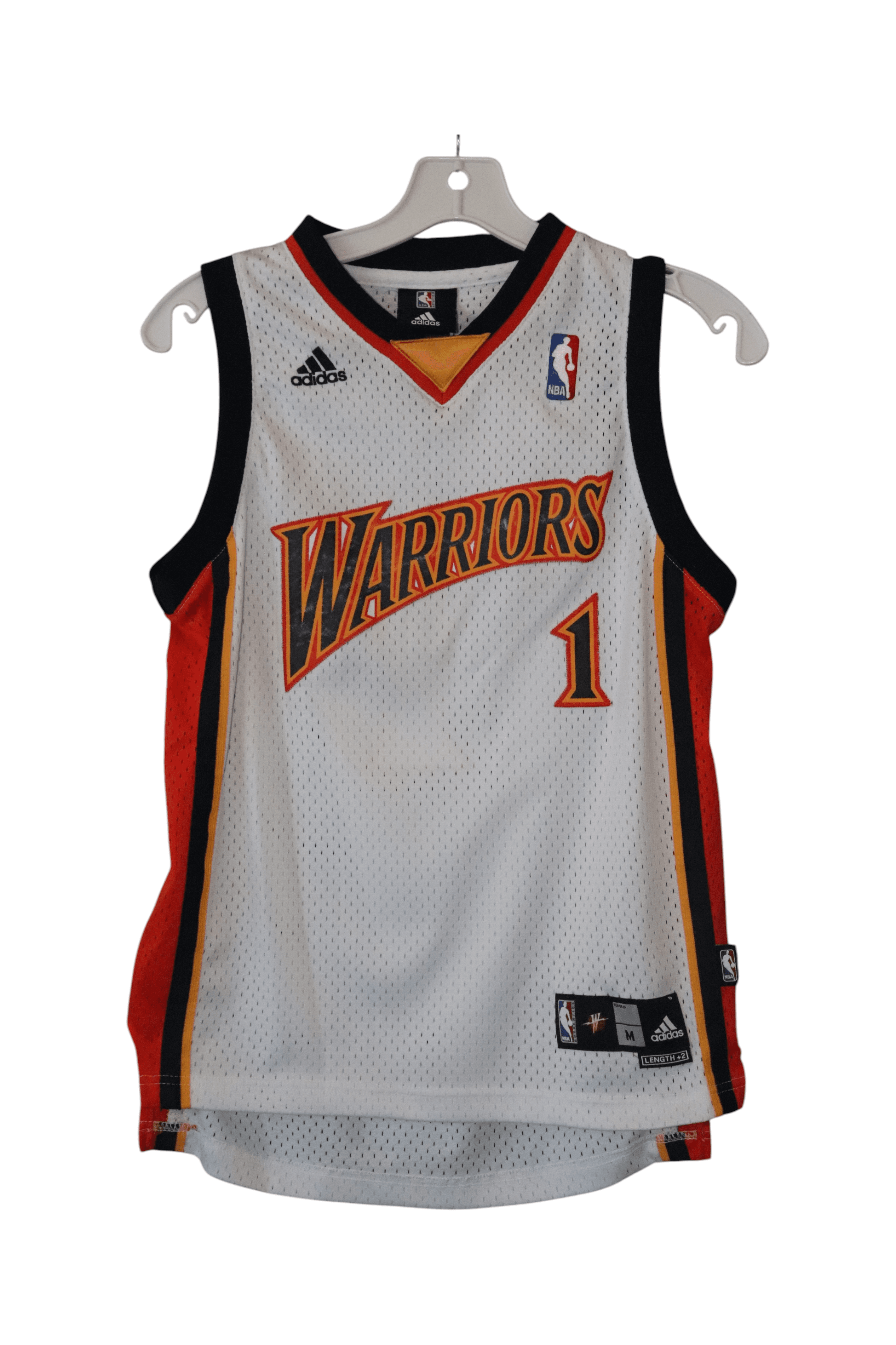 Adidas Vtg Golden State Warriors Stephen Jackson 1 NBA Jersey Mens Size M White