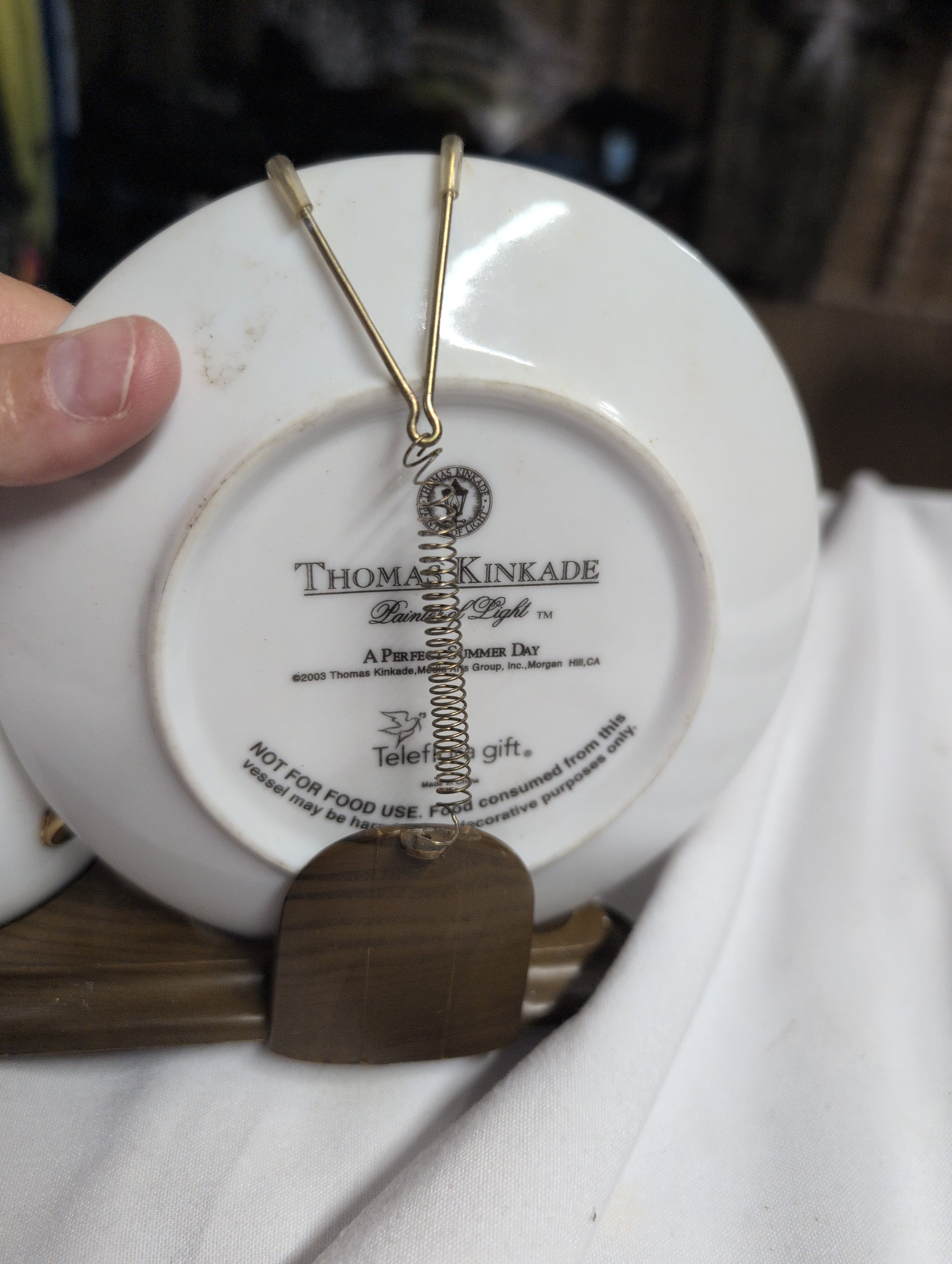 Thomas Kinkade Decorative Plate and Mug Set - Thumbnail 2