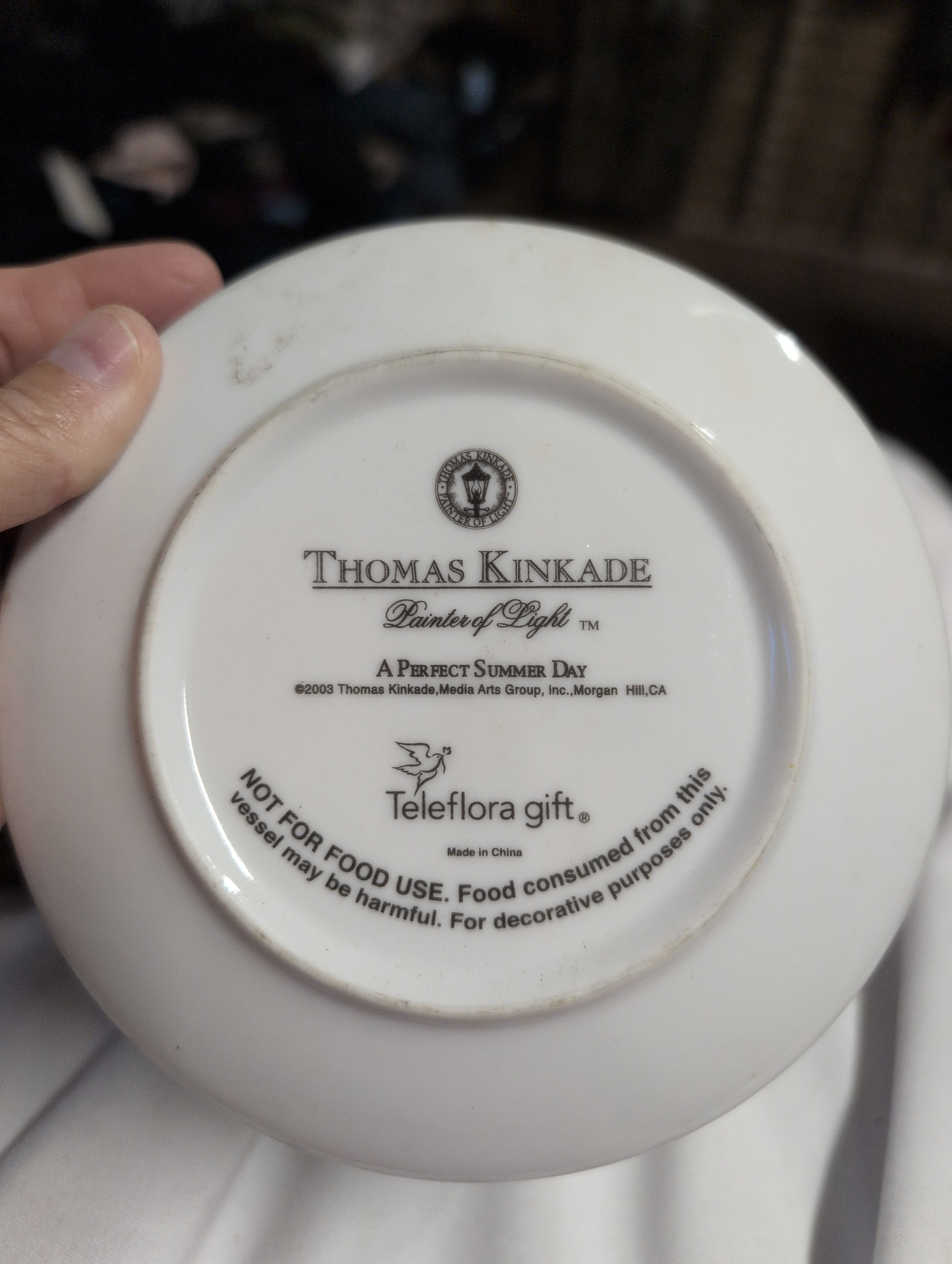 Thomas Kinkade Decorative Plate and Mug Set - Thumbnail 3