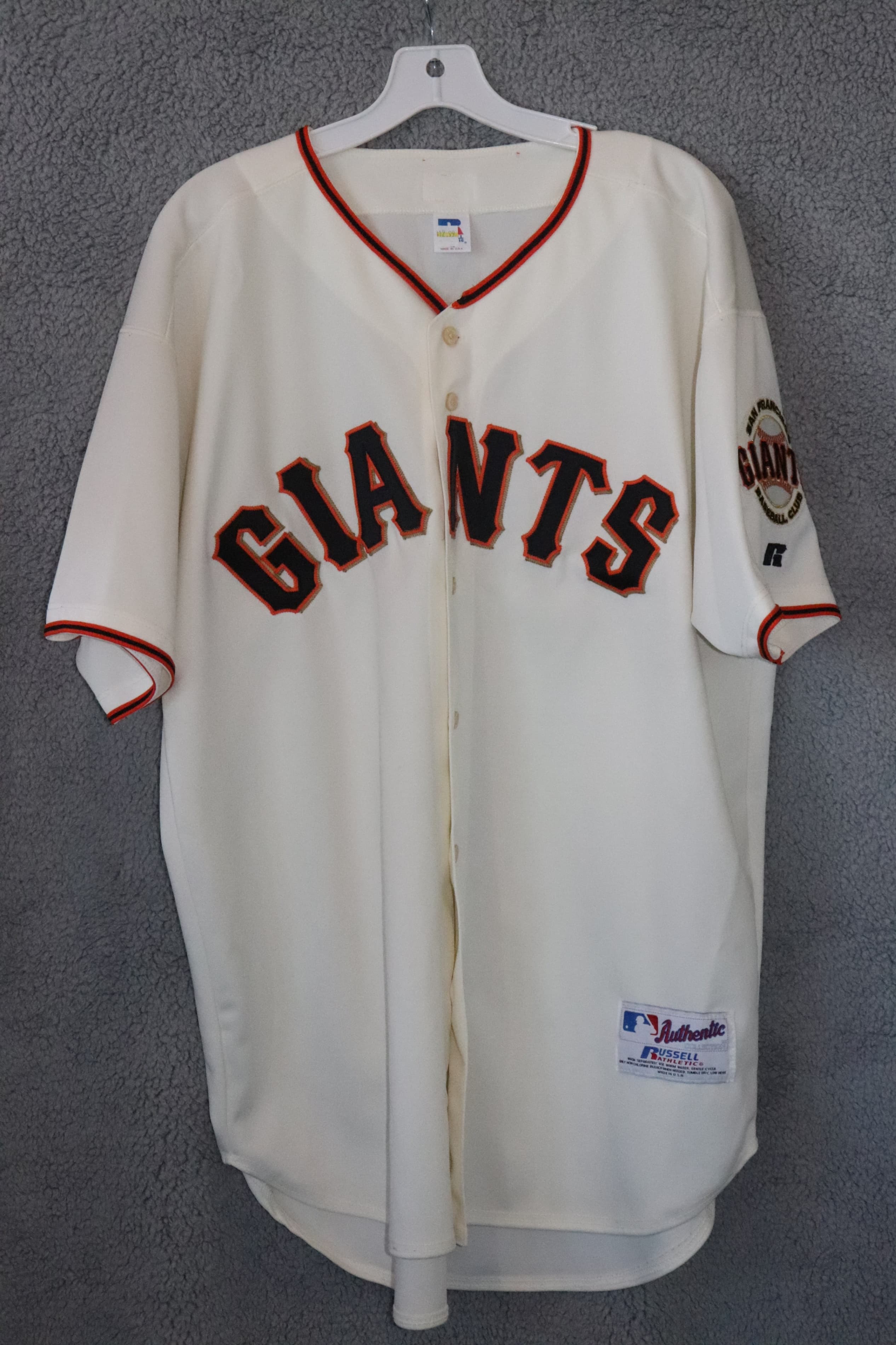 Russell Athletic San Francisco Giants  Authentic Jersey MLB Men's  Cream - Thumbnail 2
